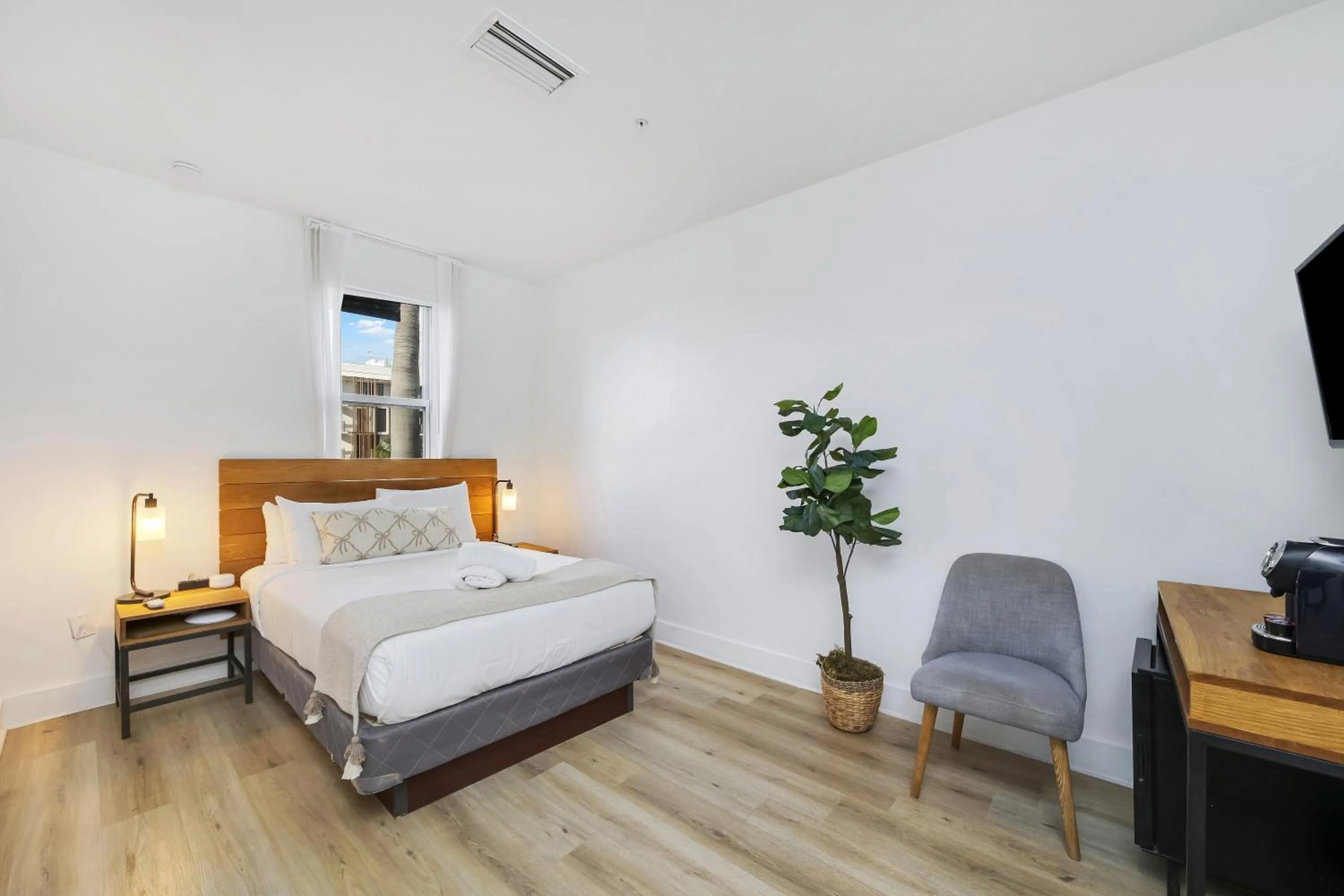 Bed in The Meridian Hotel by At Mine Hospitality