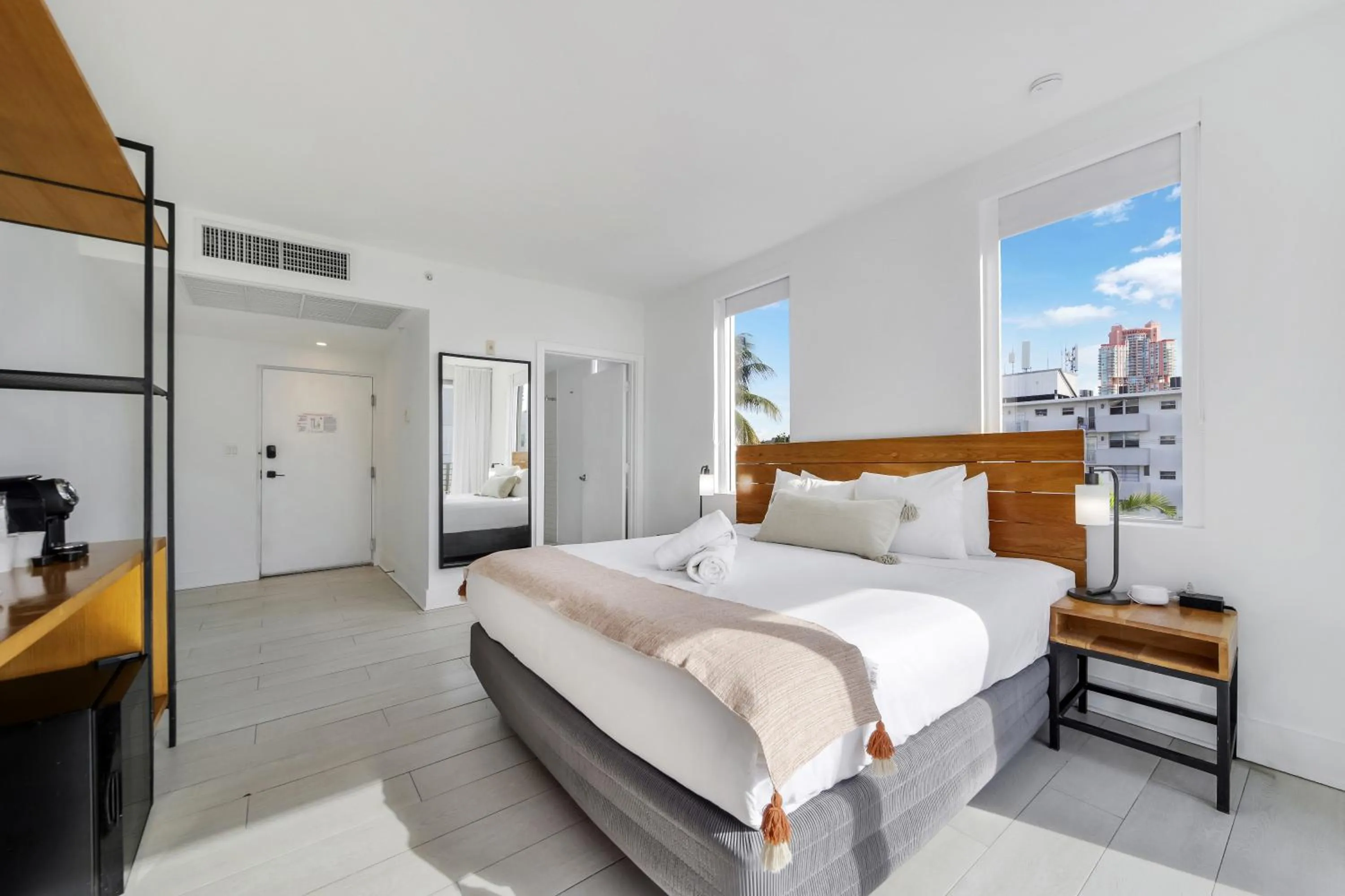 Bed in The Meridian Hotel by At Mine Hospitality