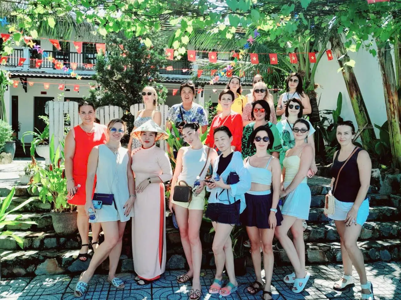group of guests in Rum Resort Phu Quoc