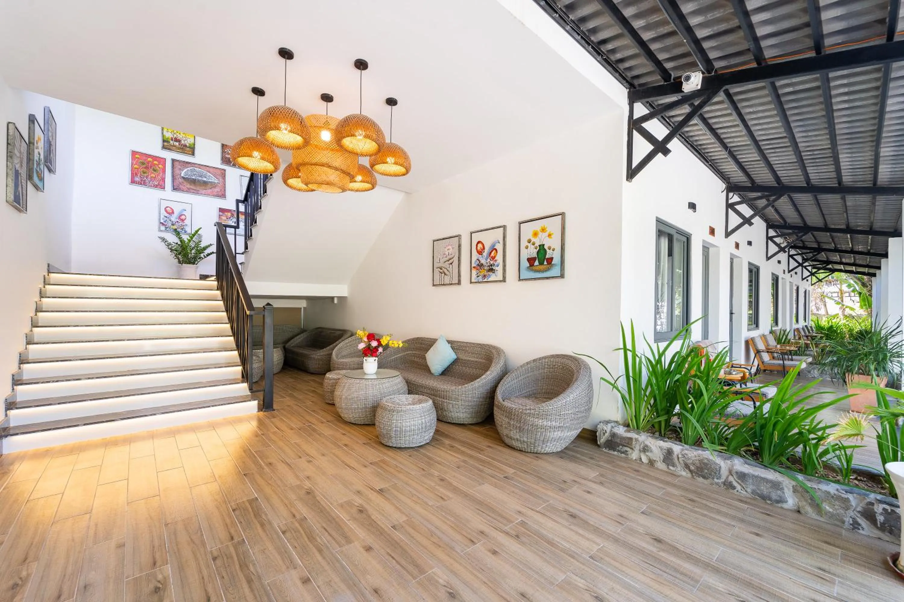 Living room in Rum Resort Phu Quoc