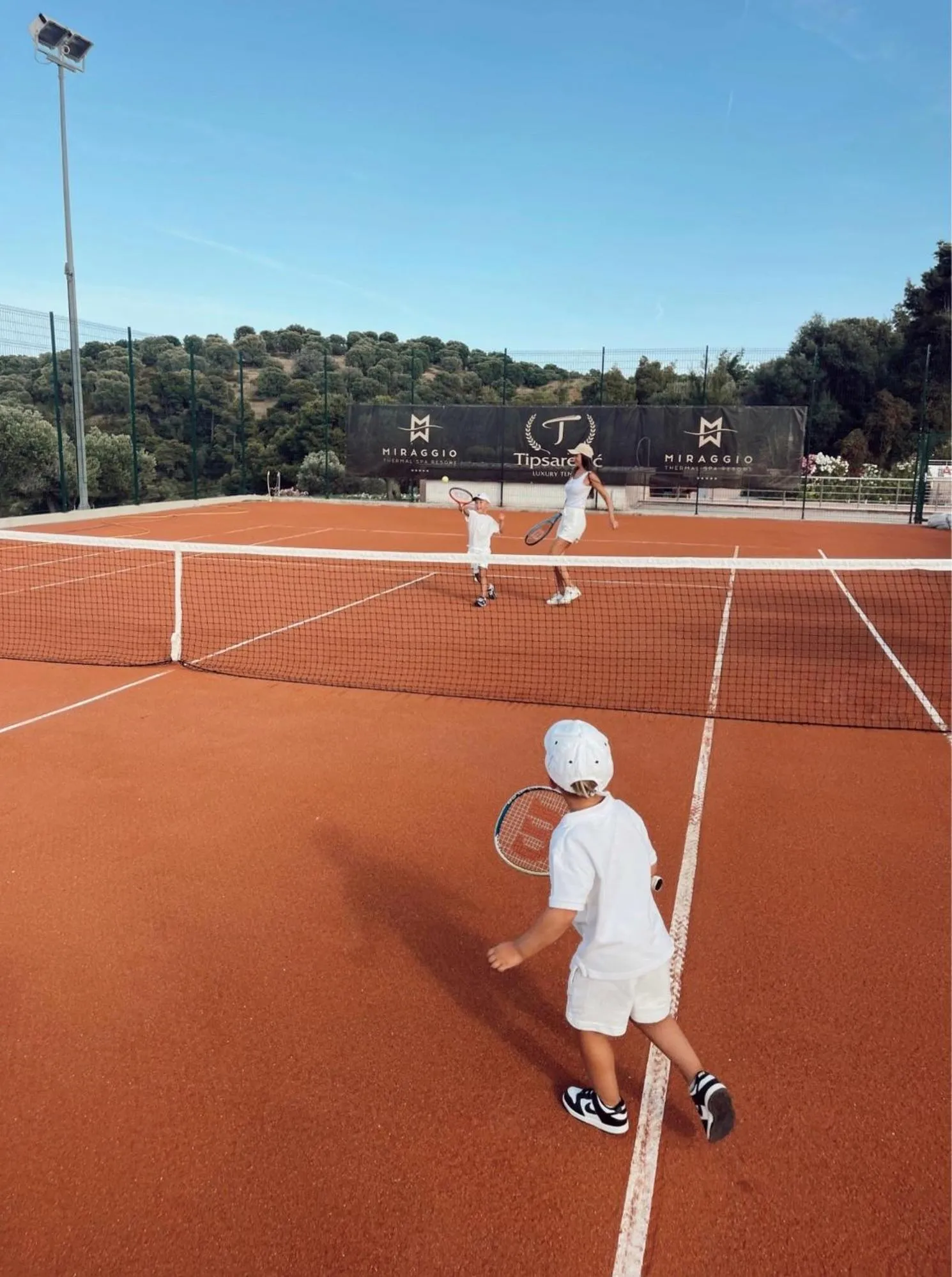 Tennis court in Miraggio Thermal Spa Resort