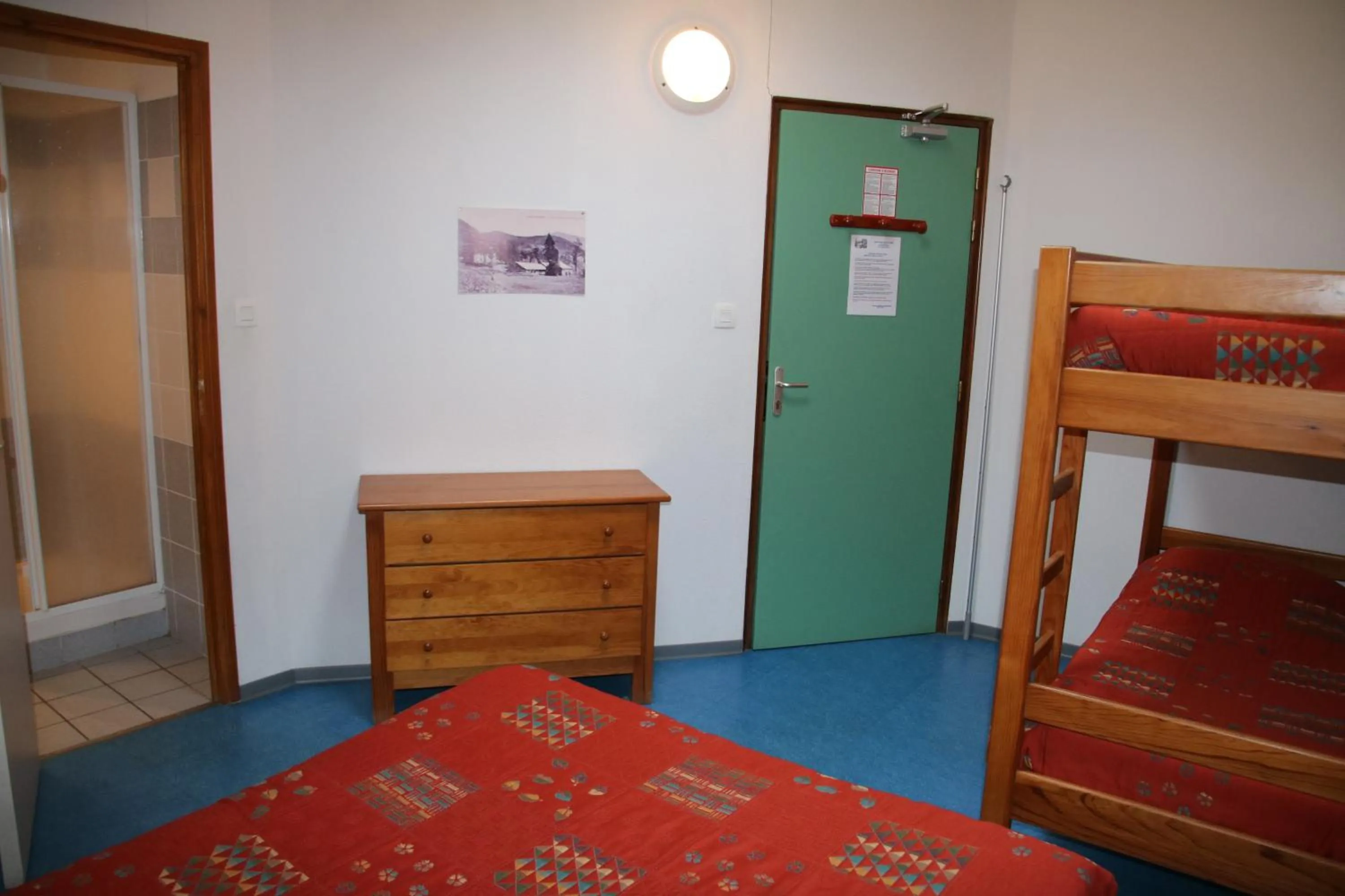 Bed in Gite et camping Ascou La Forge