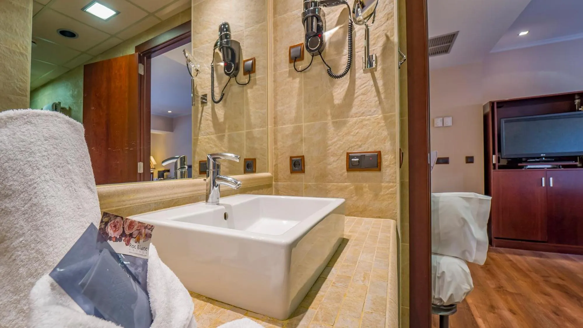 Bathroom in Roc Blanc Hotel & Spa