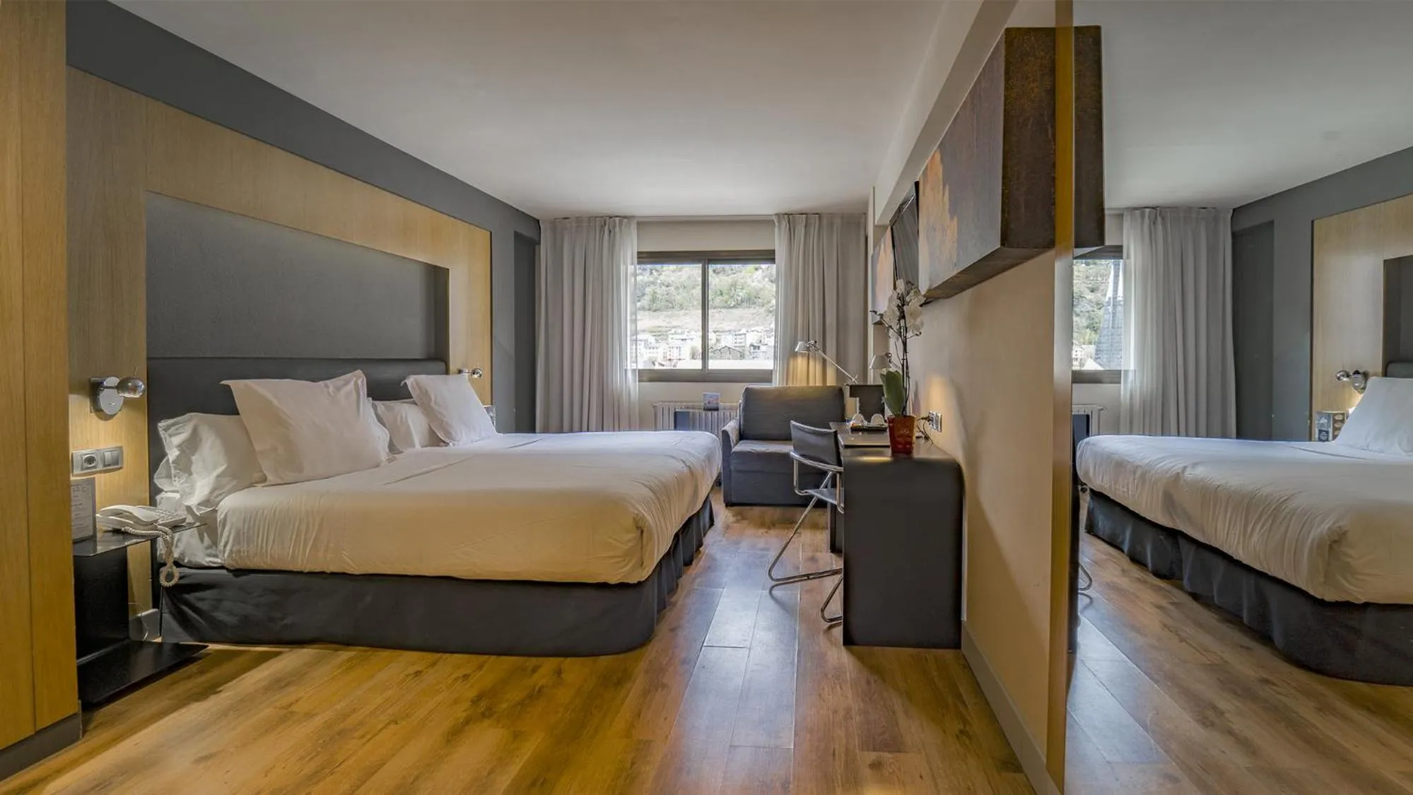 Photo of the whole room, Bed in Roc Blanc Hotel & Spa