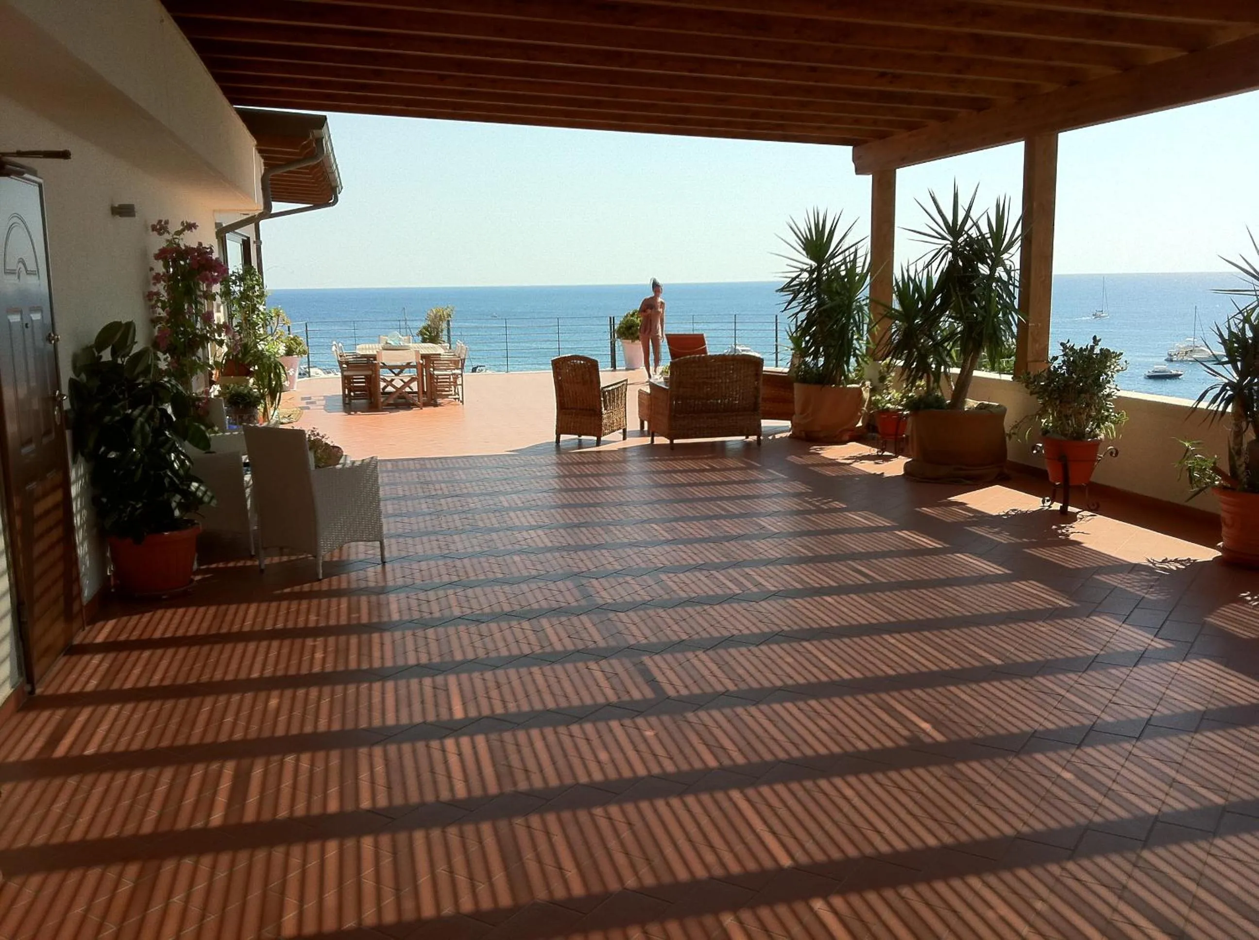 Patio in Palace Blu Mare