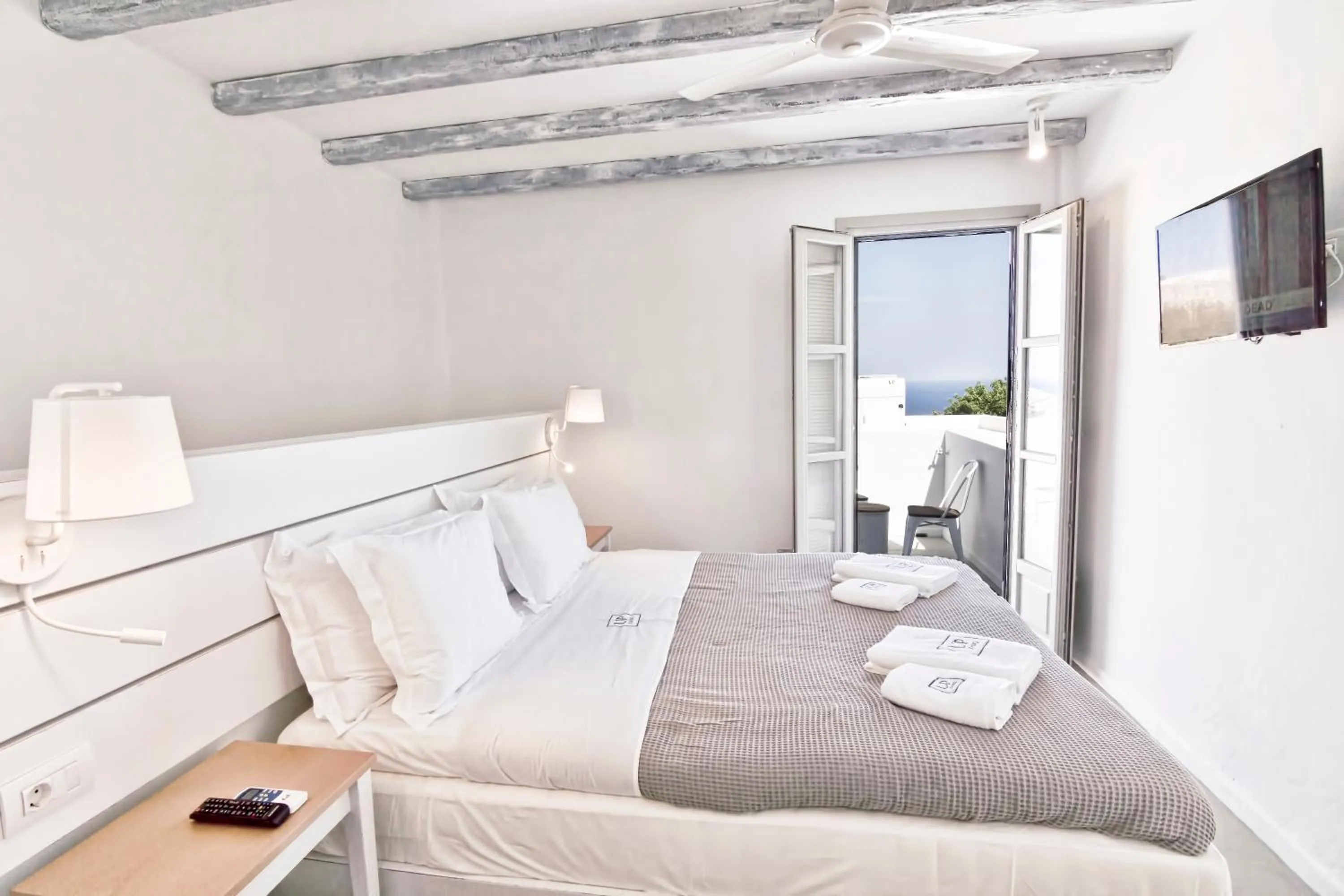 Bed in Lindos Comfy Suites