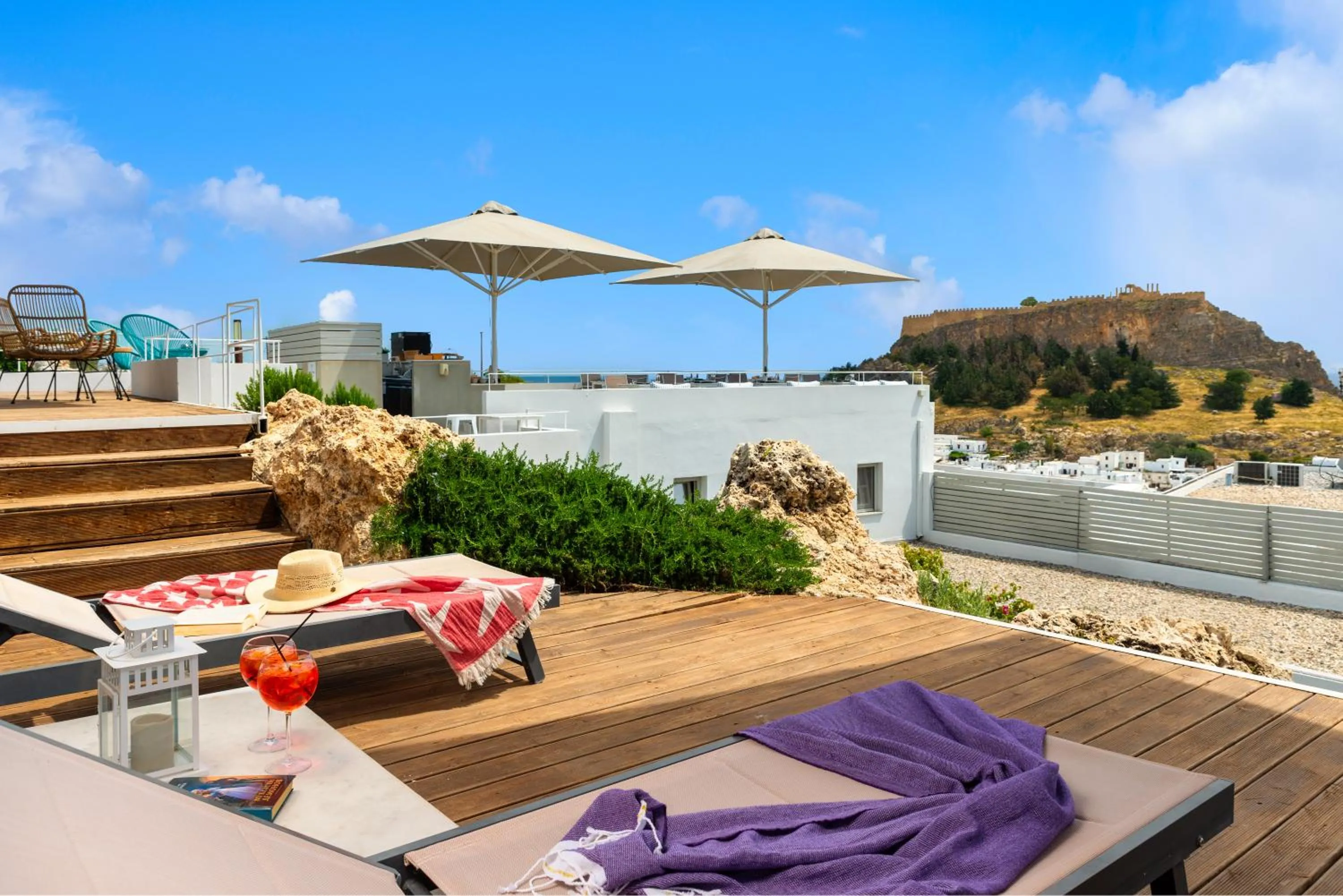 Location in Lindos Comfy Suites
