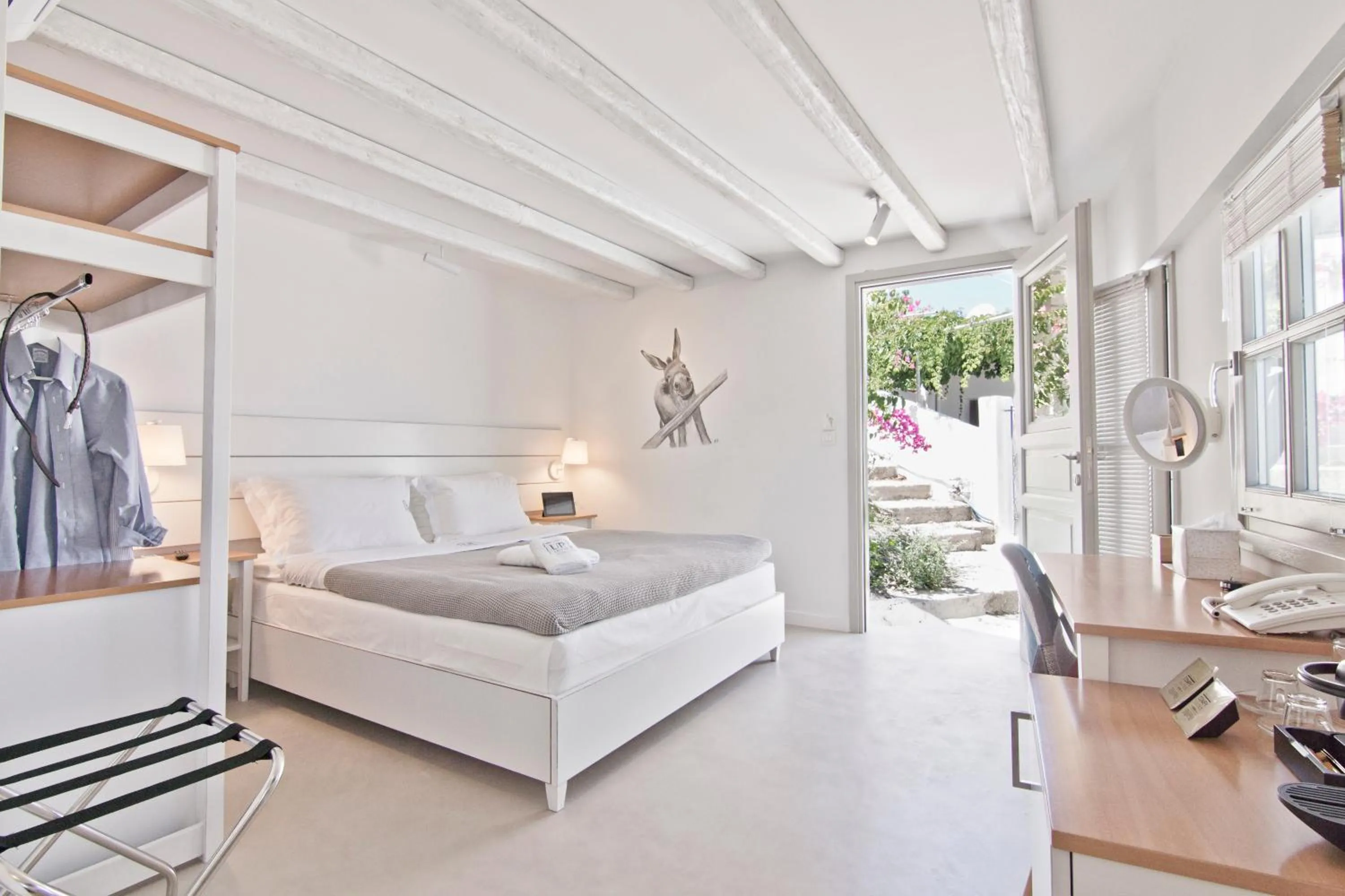 Bed in Lindos Comfy Suites