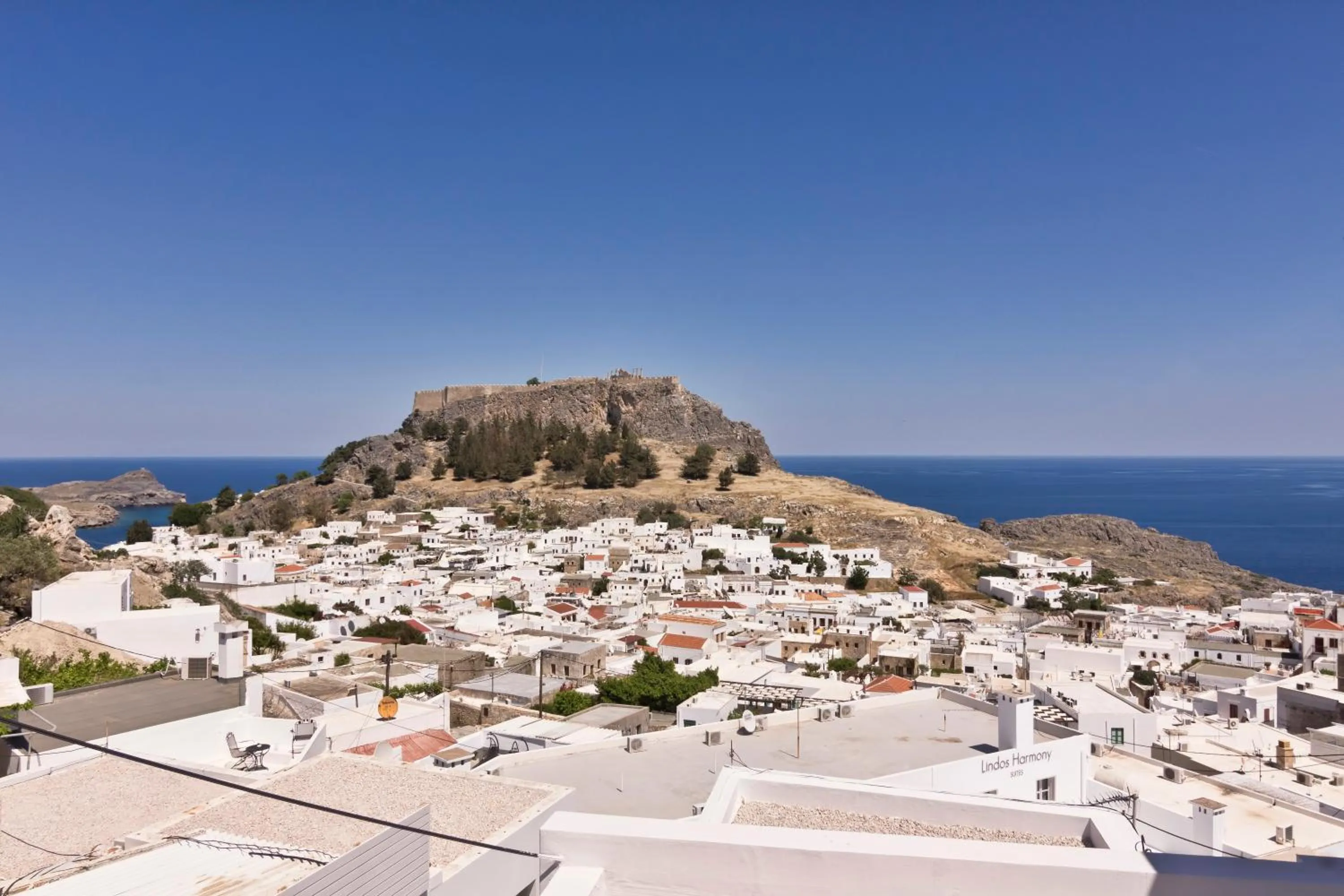 Natural landscape in Lindos Comfy Suites