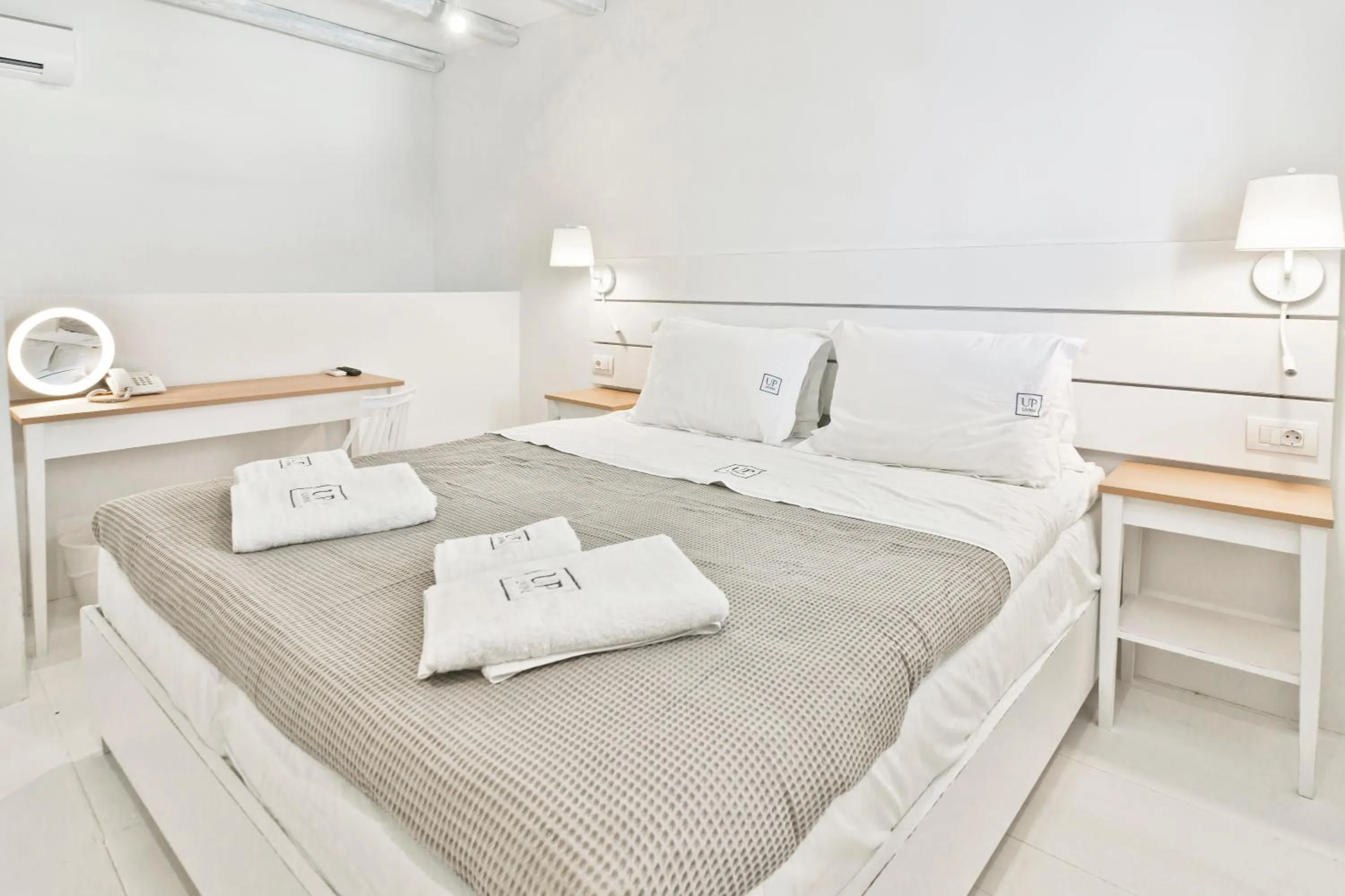 Bed in Lindos Comfy Suites