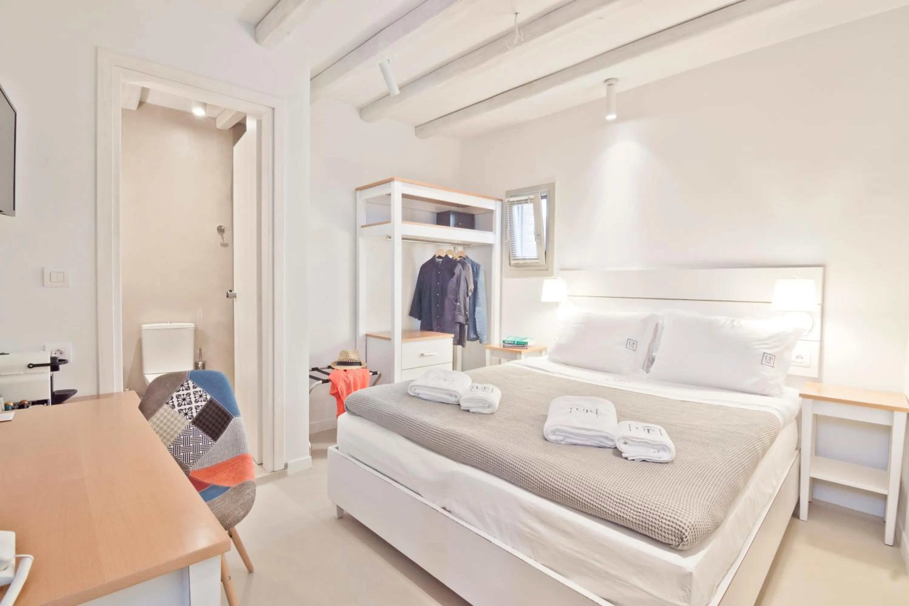 Bed in Lindos Comfy Suites