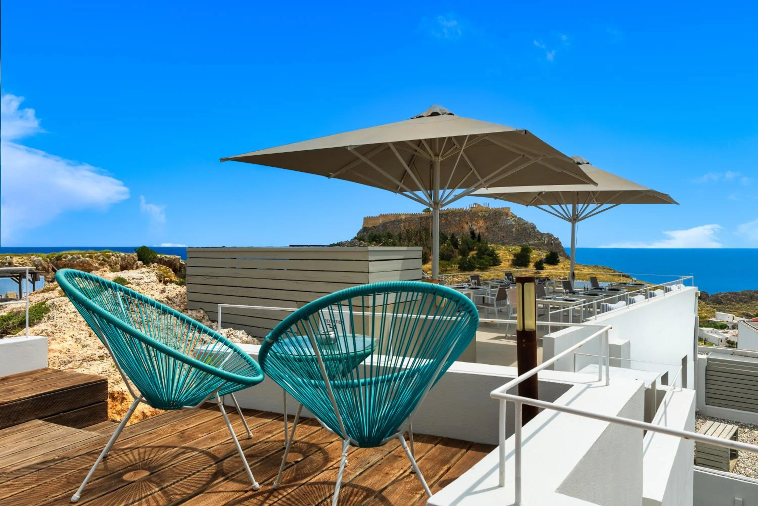 Balcony/Terrace in Lindos Comfy Suites