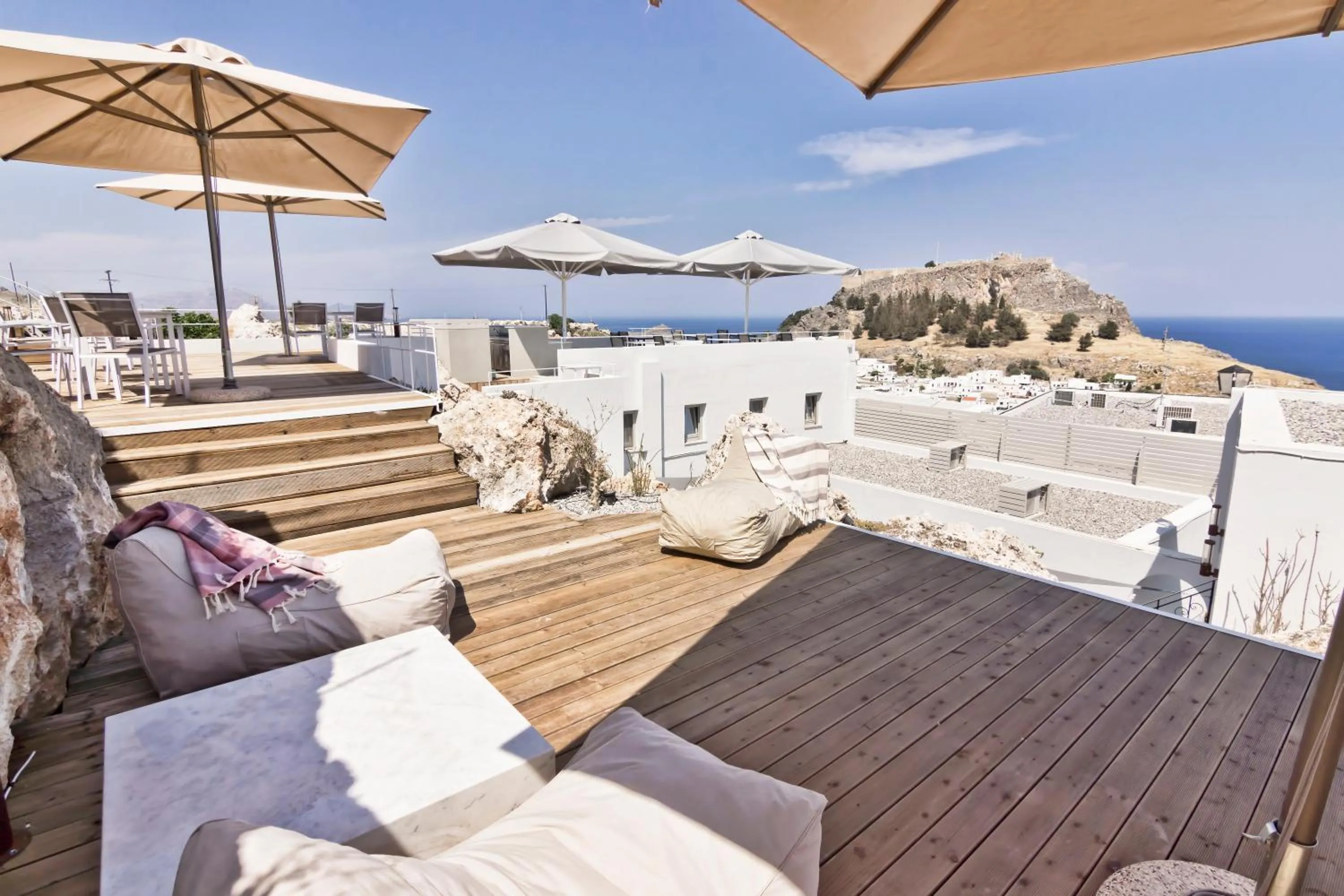 Natural landscape in Lindos Comfy Suites