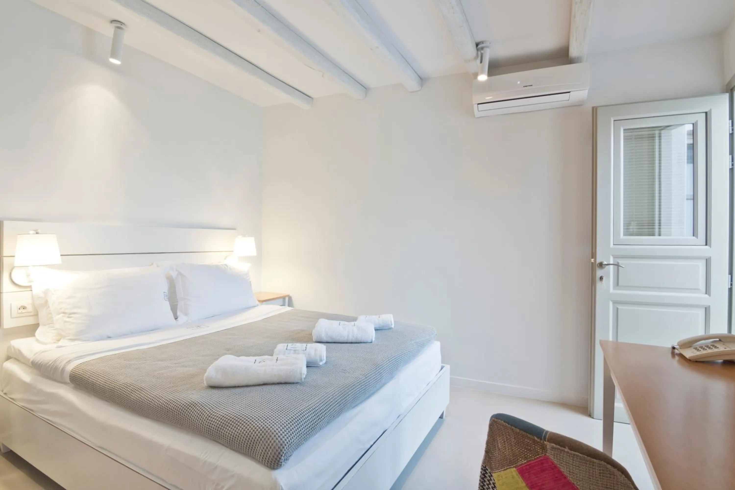 Bed in Lindos Comfy Suites