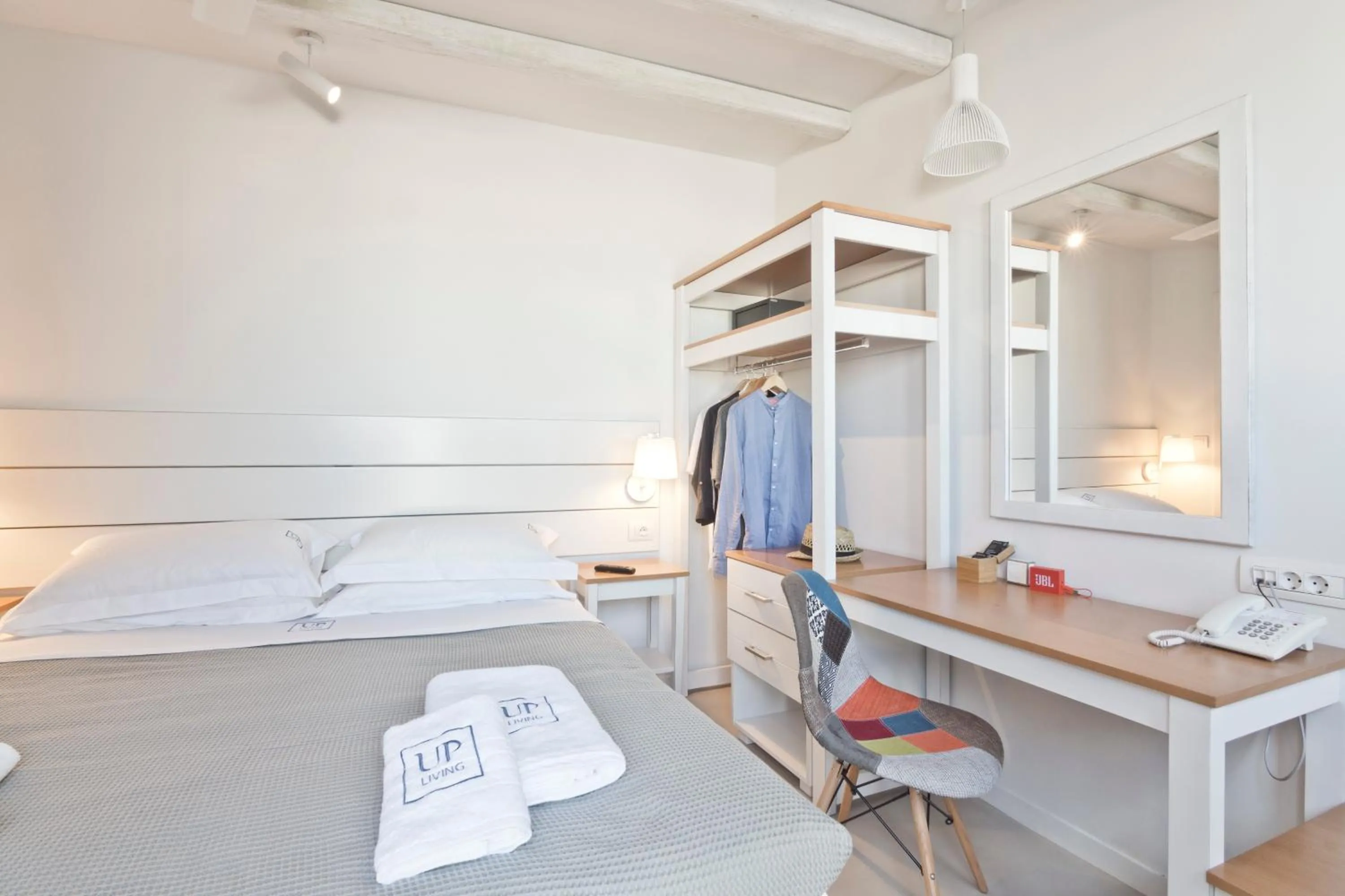 Bed in Lindos Comfy Suites