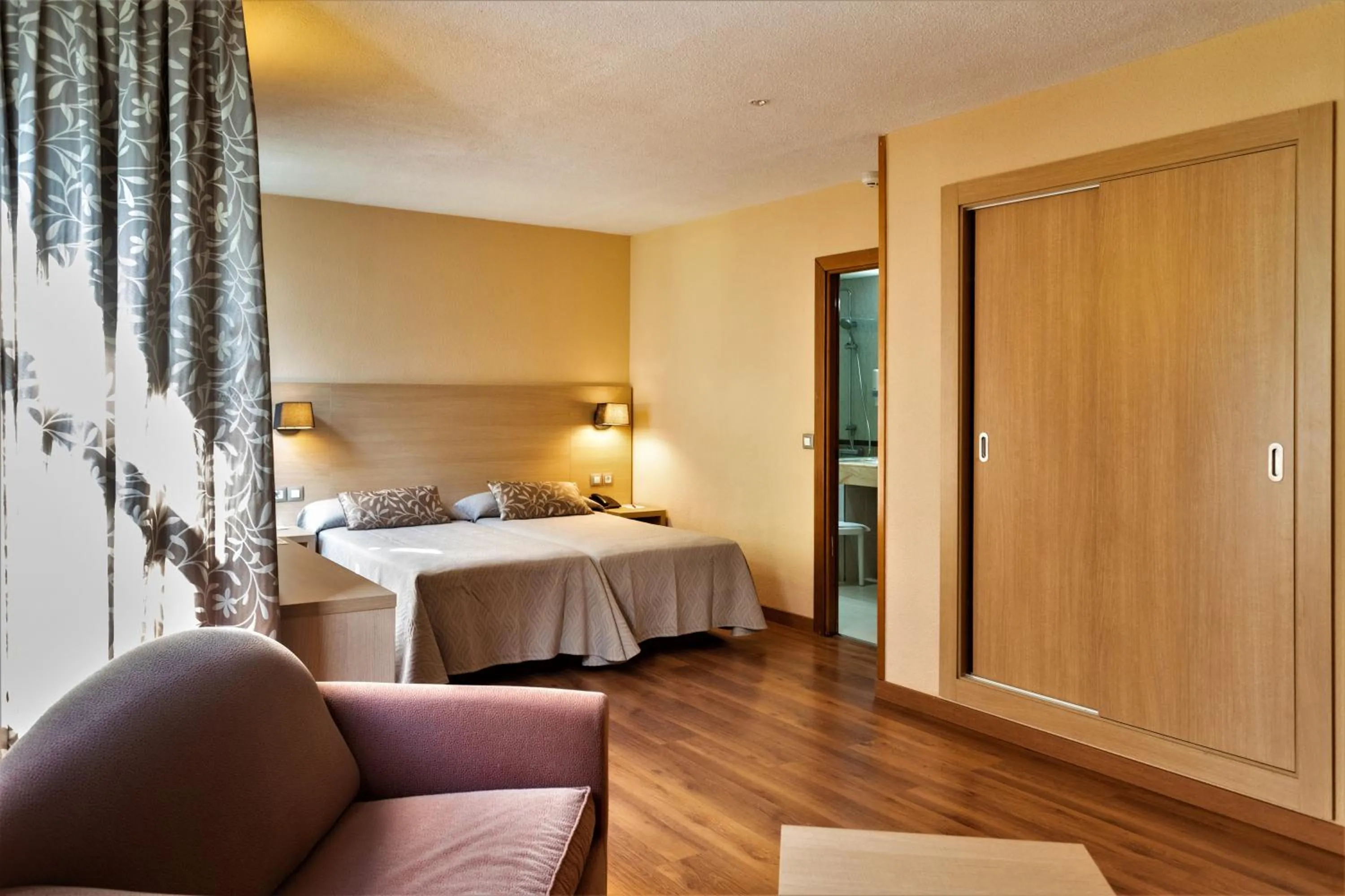 Bed in Hotel Panorama