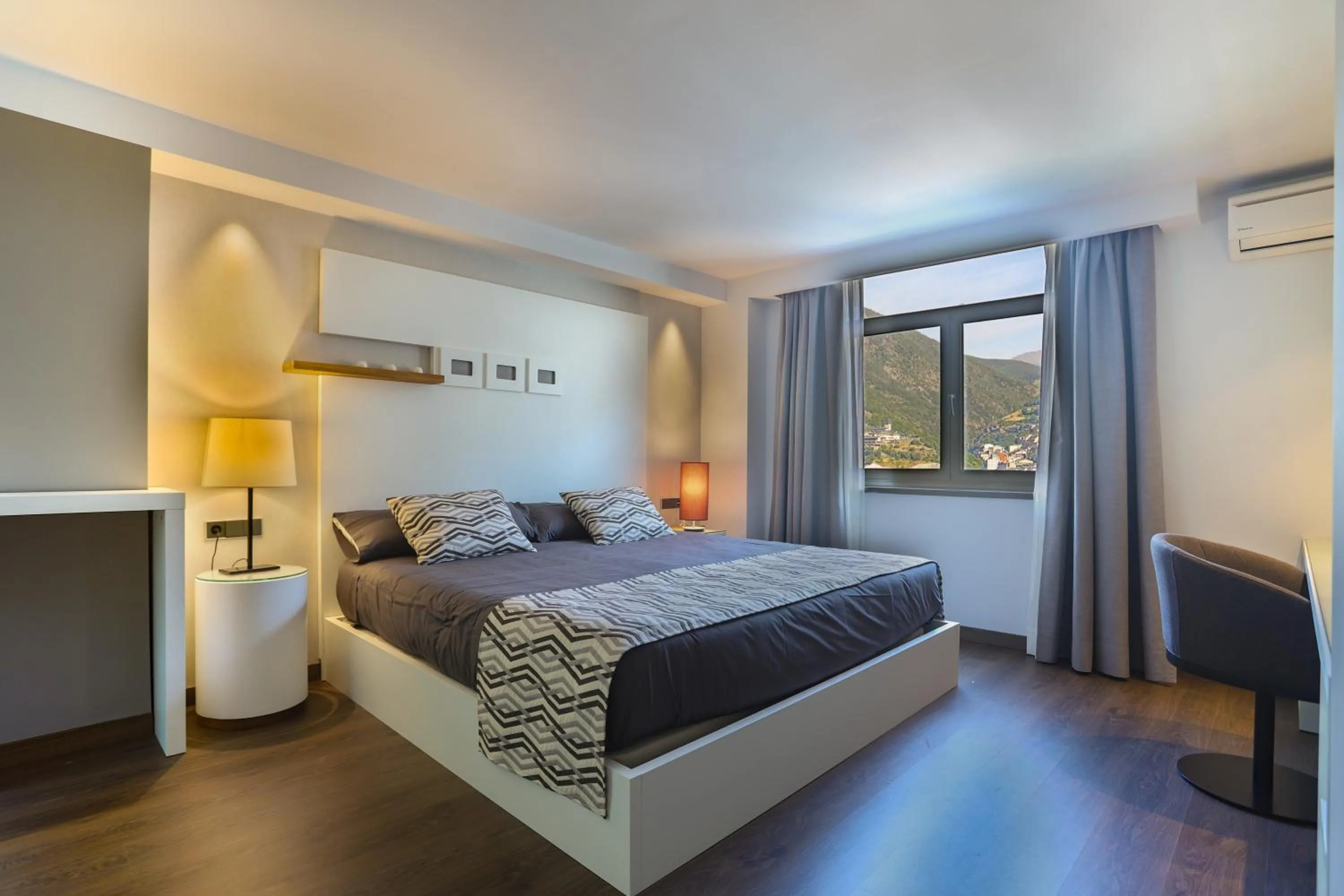 Bed in Hotel Panorama