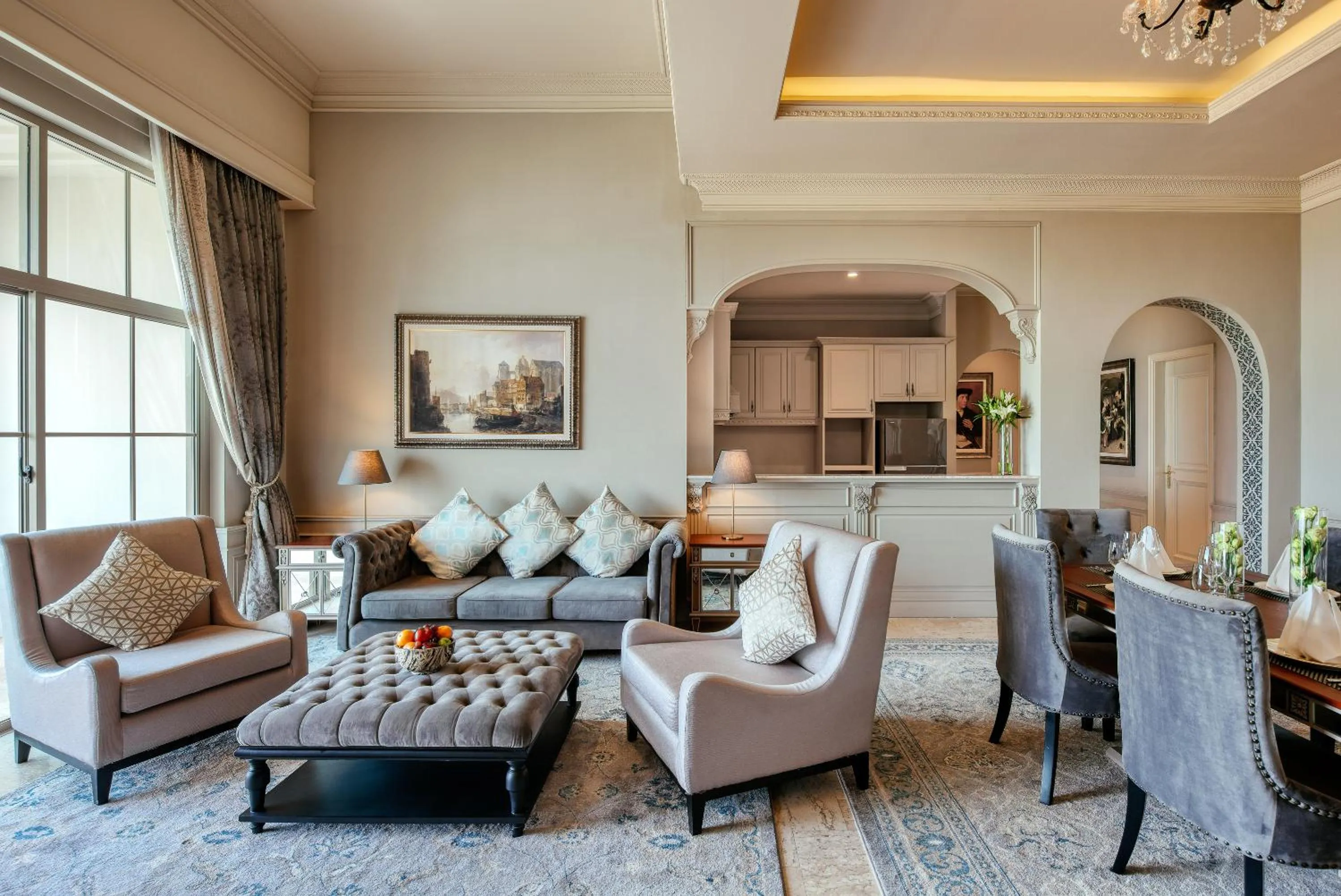 Living room in Mövenpick Resort Khao Yai