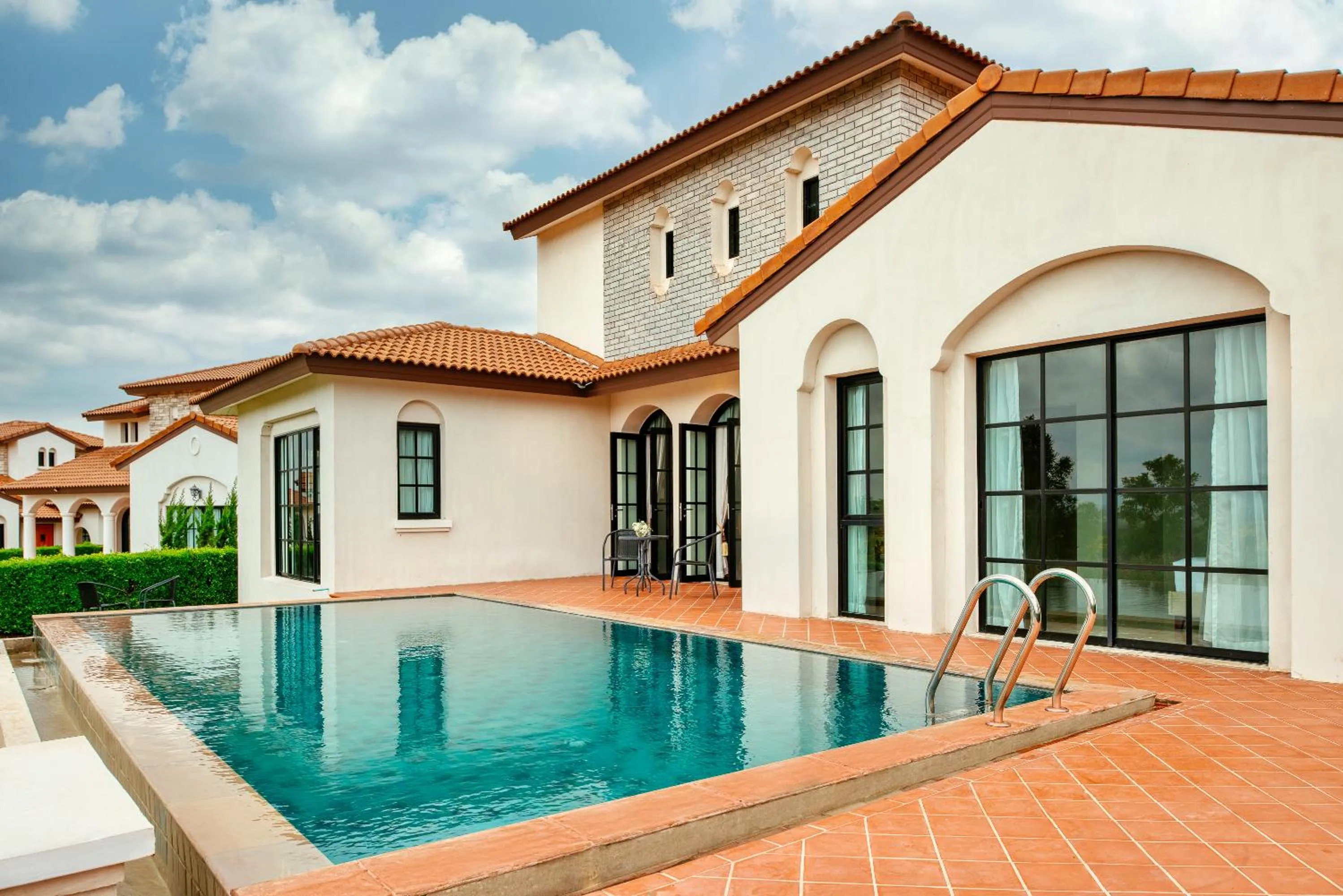 Pool view in Mövenpick Resort Khao Yai