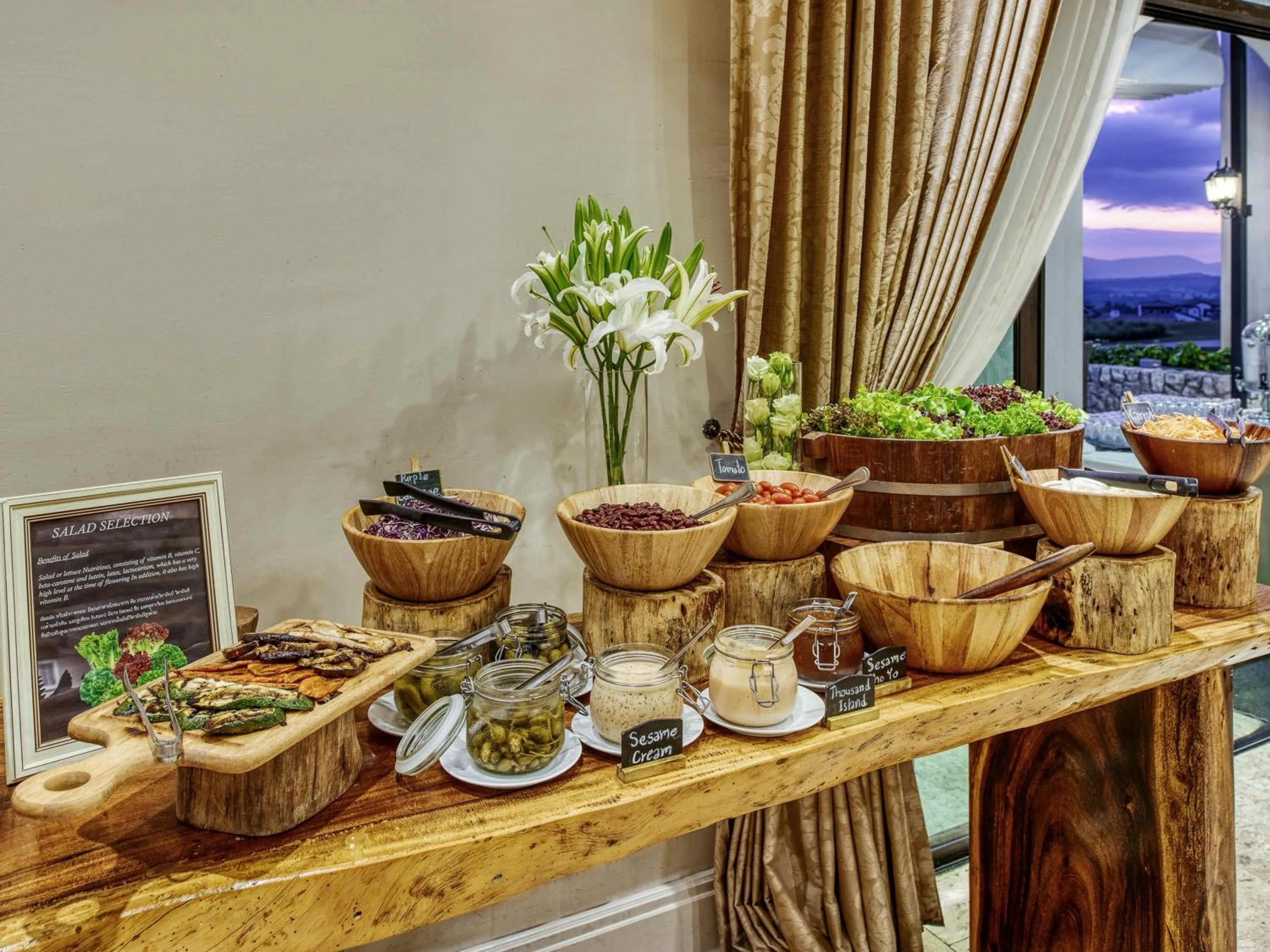 Breakfast in Mövenpick Resort Khao Yai