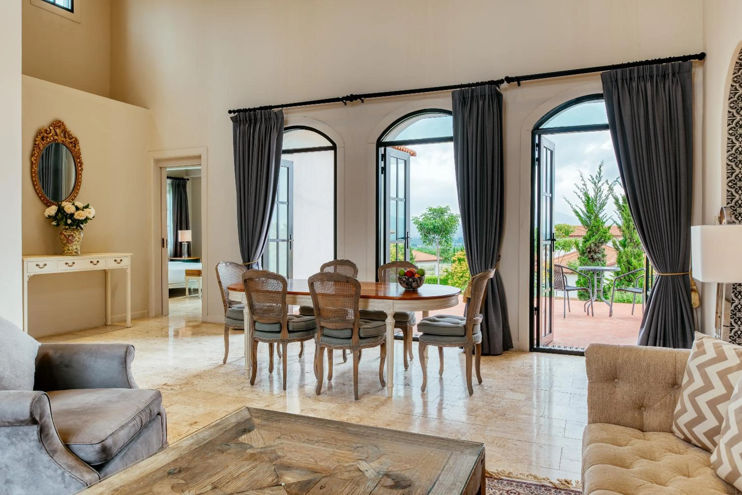 Living room in Mövenpick Resort Khao Yai