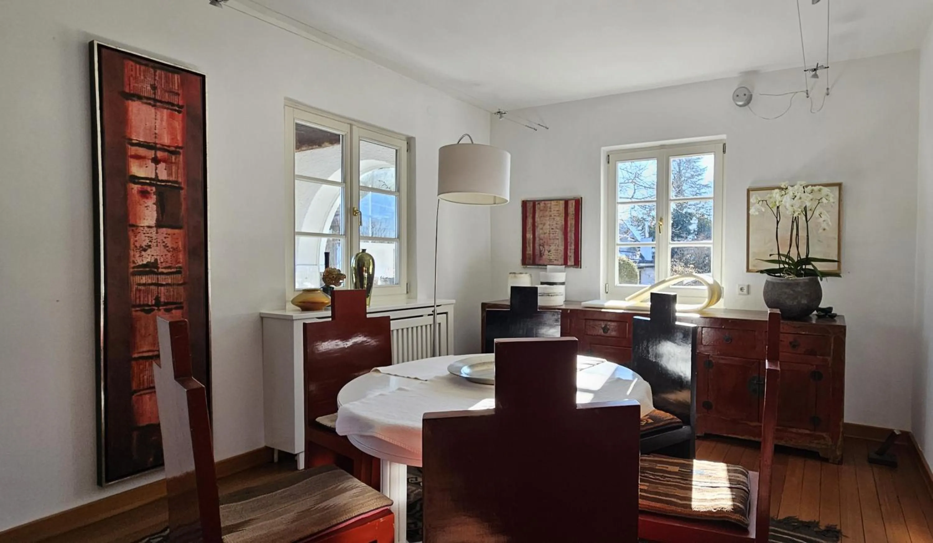 Dining area in Am Eichholz Galerie & Art-Hotel