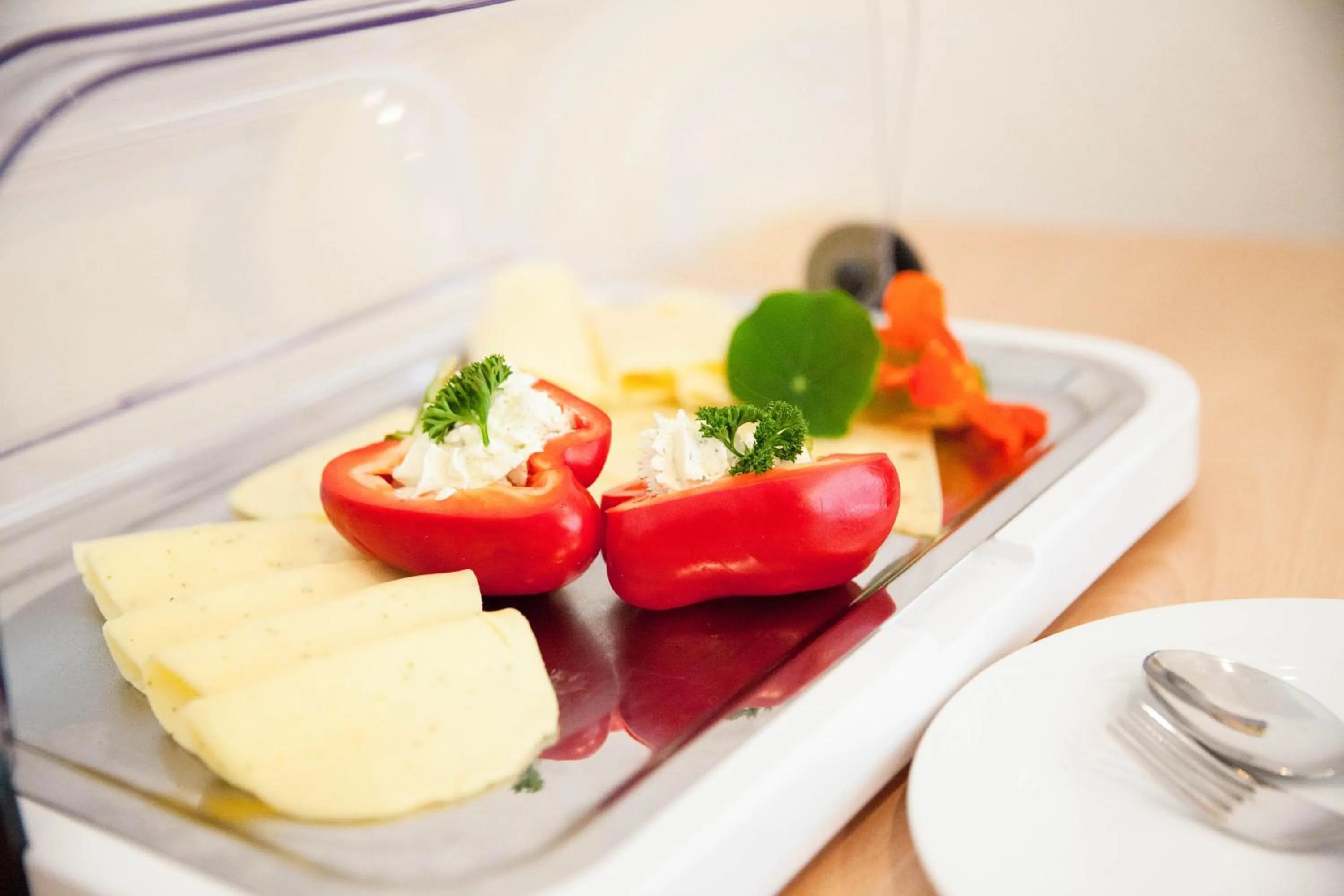 Buffet breakfast in Hotel Am Meilenstein