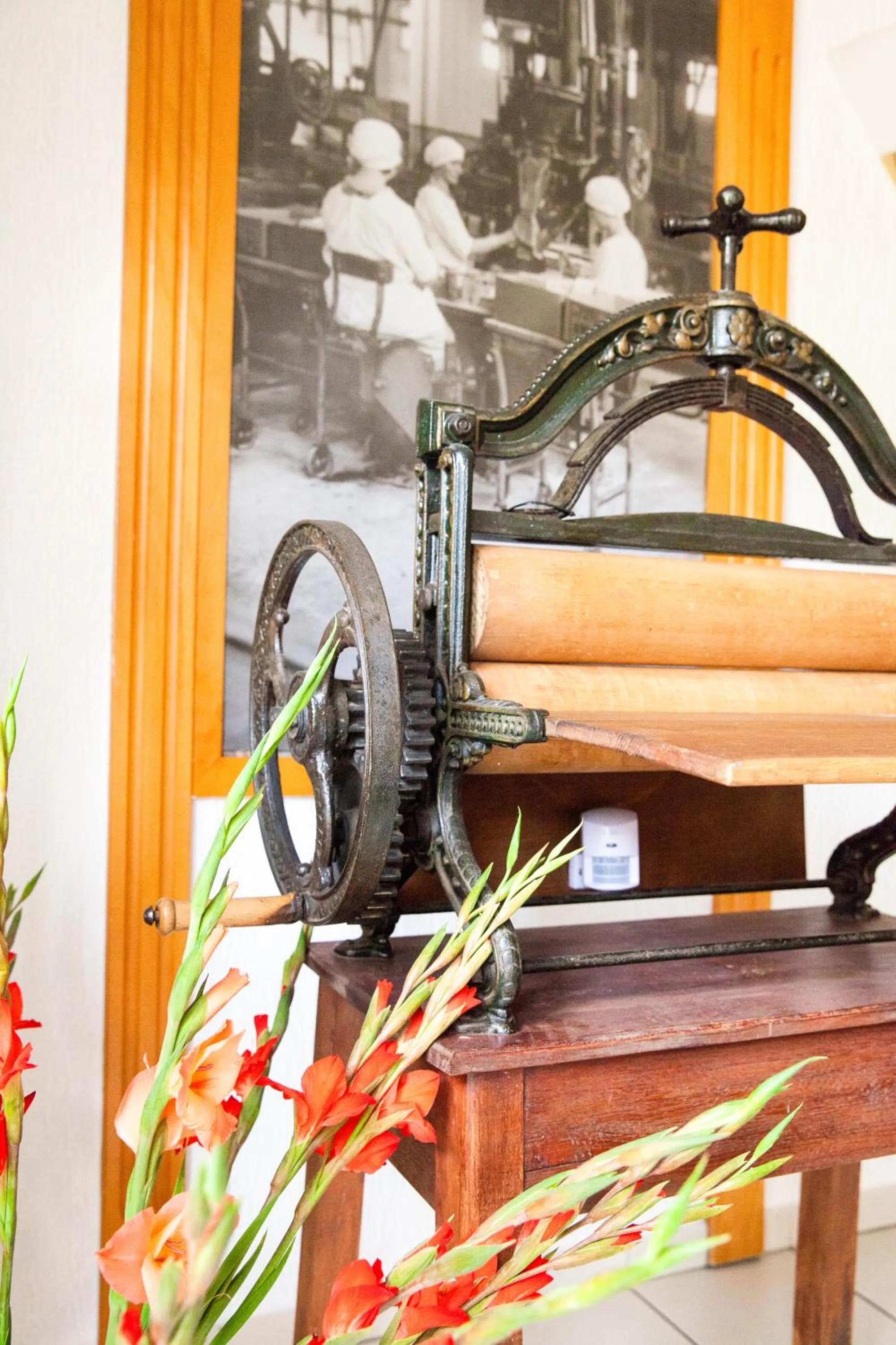 Lobby or reception in Hotel Am Meilenstein