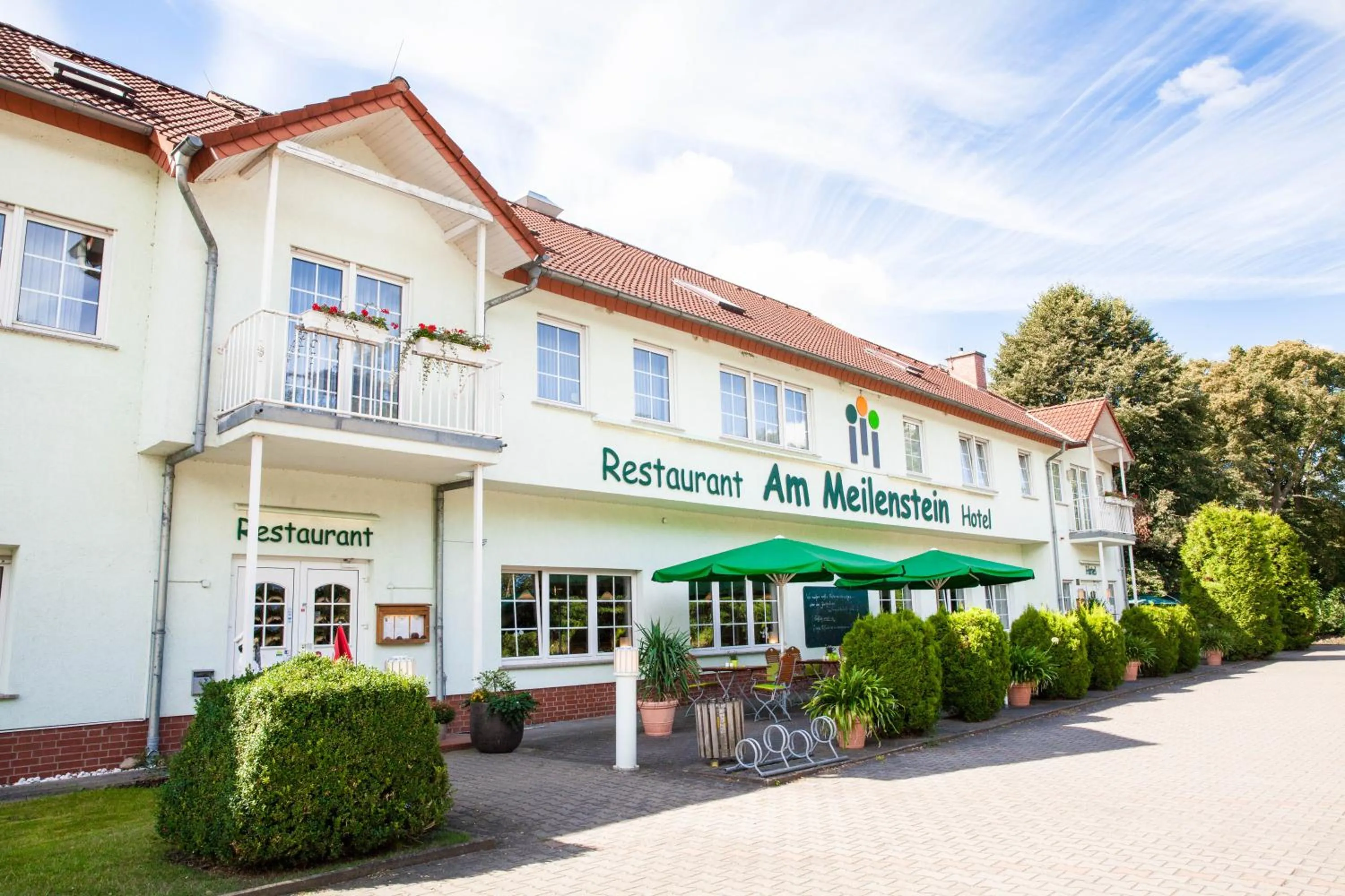 Facade/entrance in Hotel Am Meilenstein