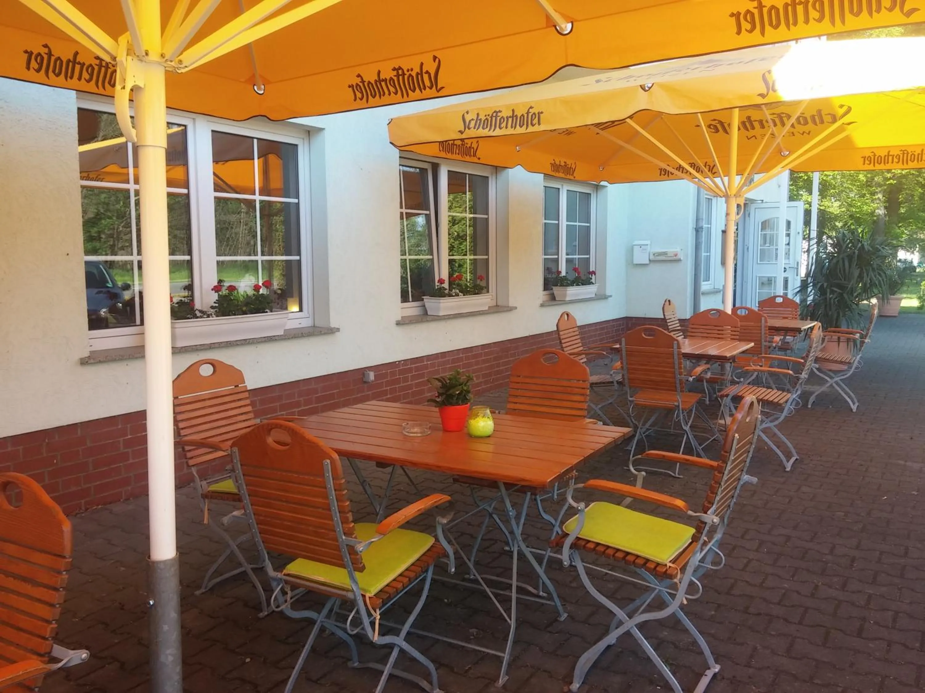 Balcony/Terrace in Hotel Am Meilenstein