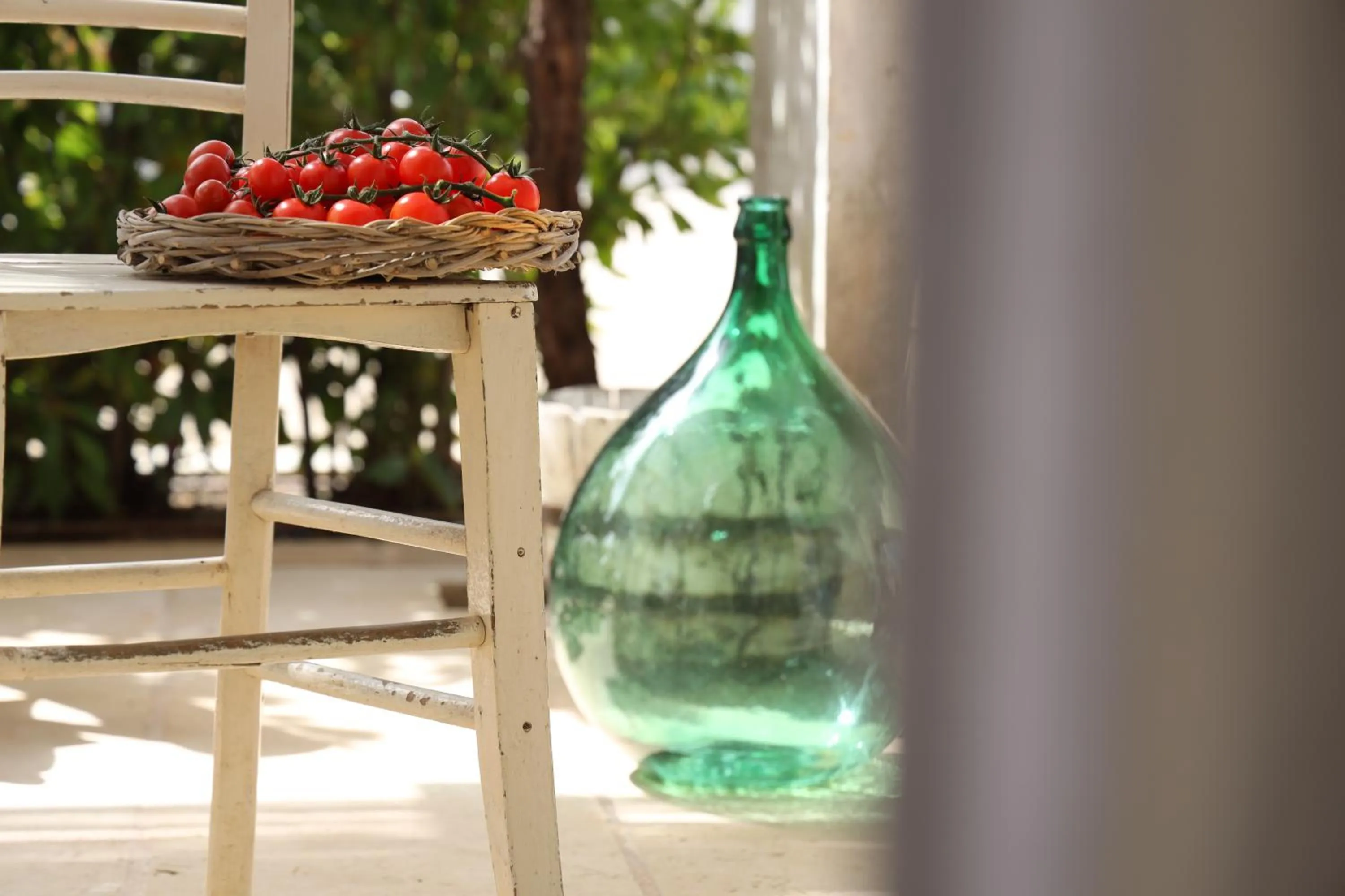 Decorative detail in Masseria Borgo Sentinella