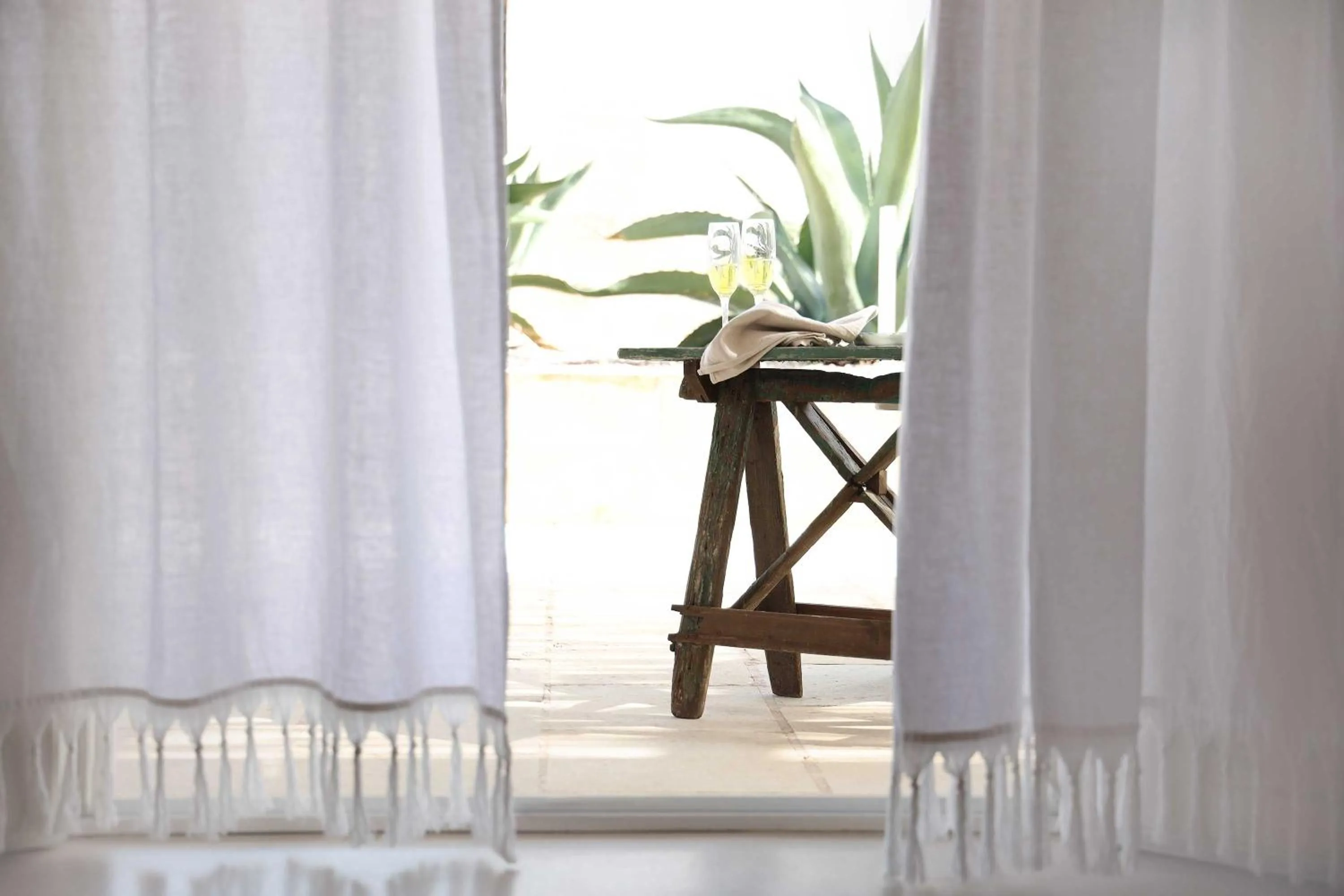 Decorative detail in Masseria Borgo Sentinella