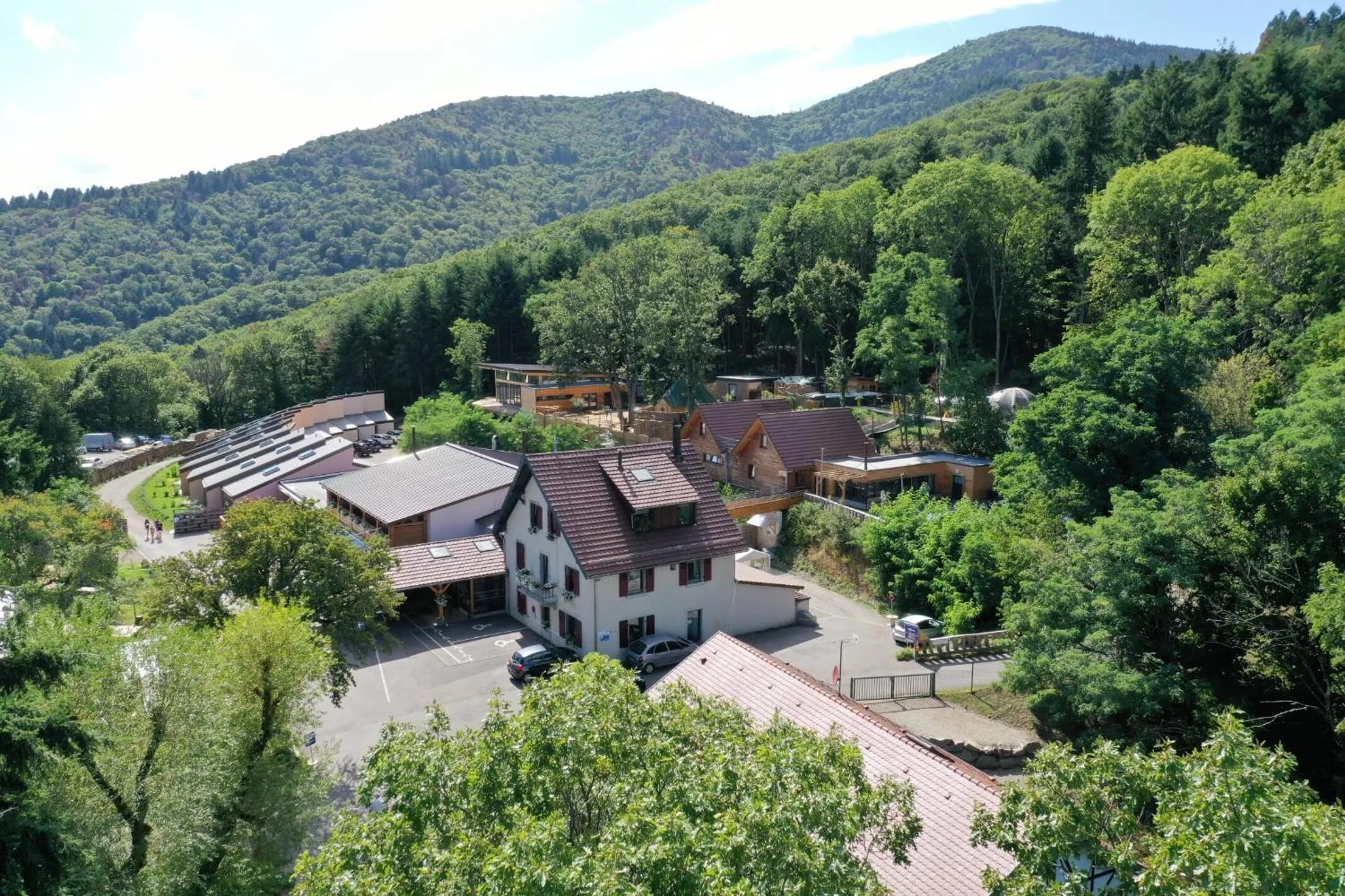 Bird's eye view in Domaine du Hirtz, Restaurant & Spa