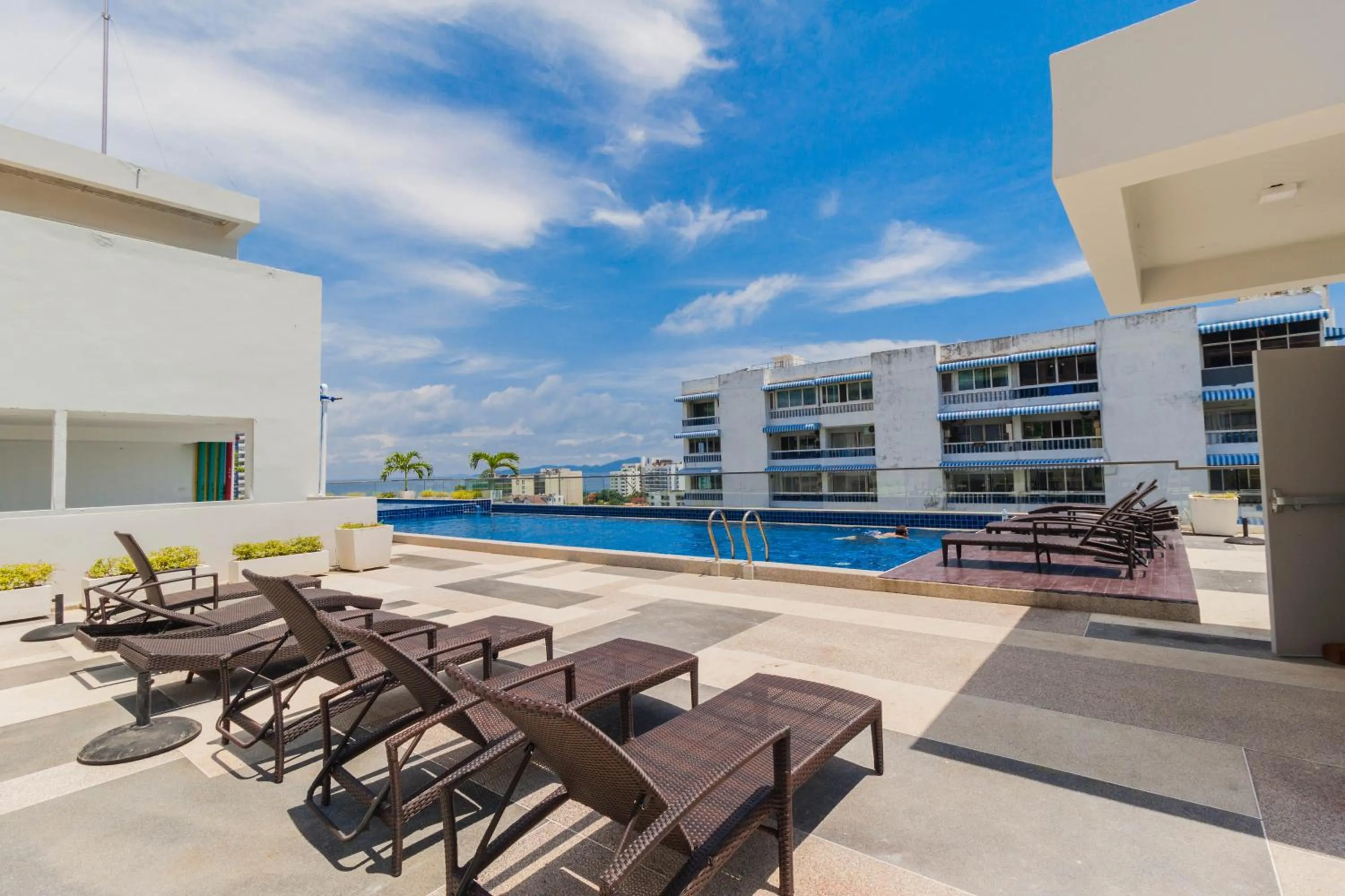 Balcony/Terrace in Laguna Bay 2 by Pattaya Sunny Rentals