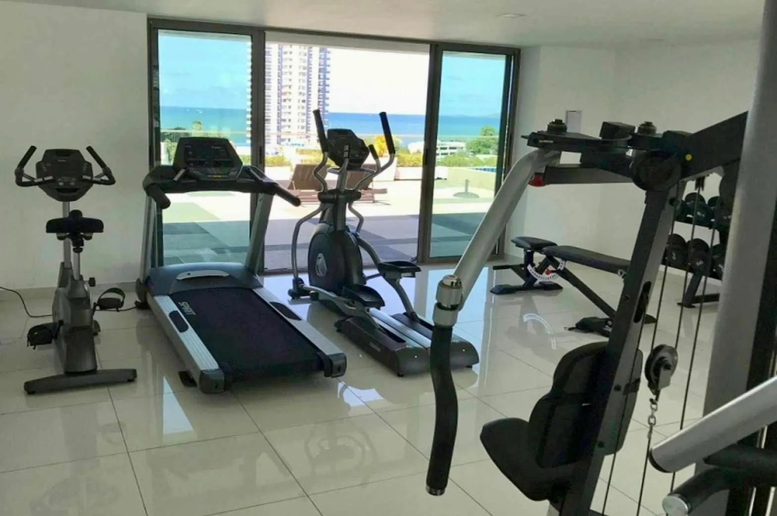 Fitness centre/facilities in Laguna Bay 2 by Pattaya Sunny Rentals