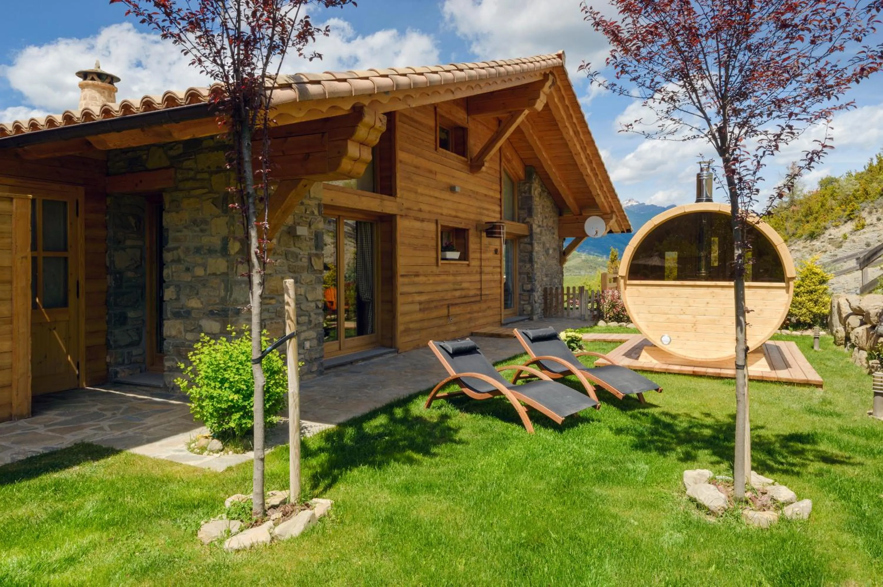 Garden in Hotel Viñas de Lárrede
