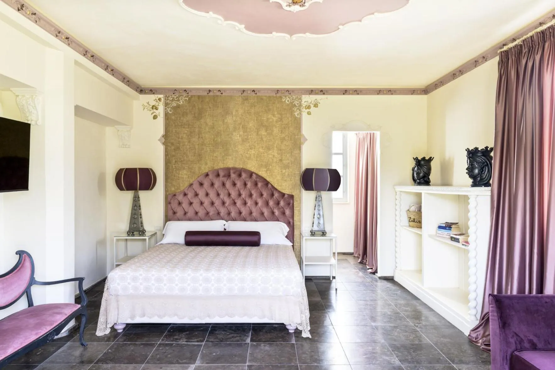 Bedroom, Bed in Zahir Country House Boutique Hotel Noto