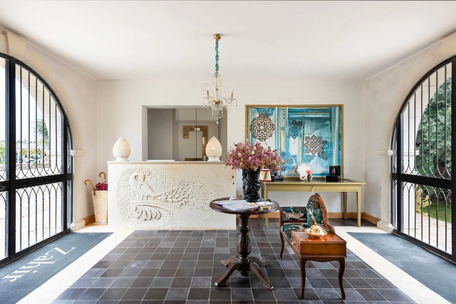 Living room in Zahir Country House Boutique Hotel Noto