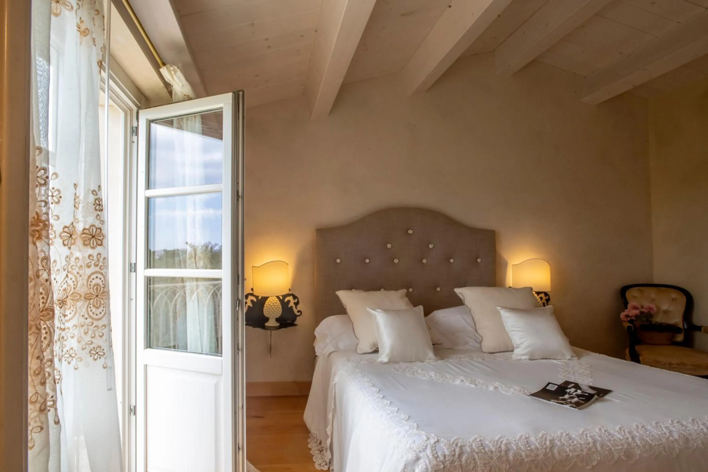 Bedroom, Bed in Zahir Country House Boutique Hotel Noto