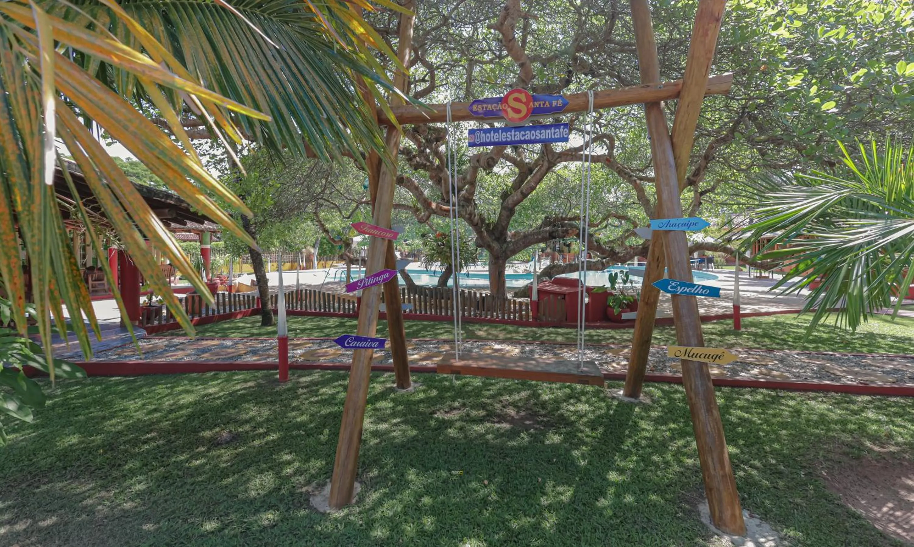 Garden in Estação Santa Fé Hotel e Pousada