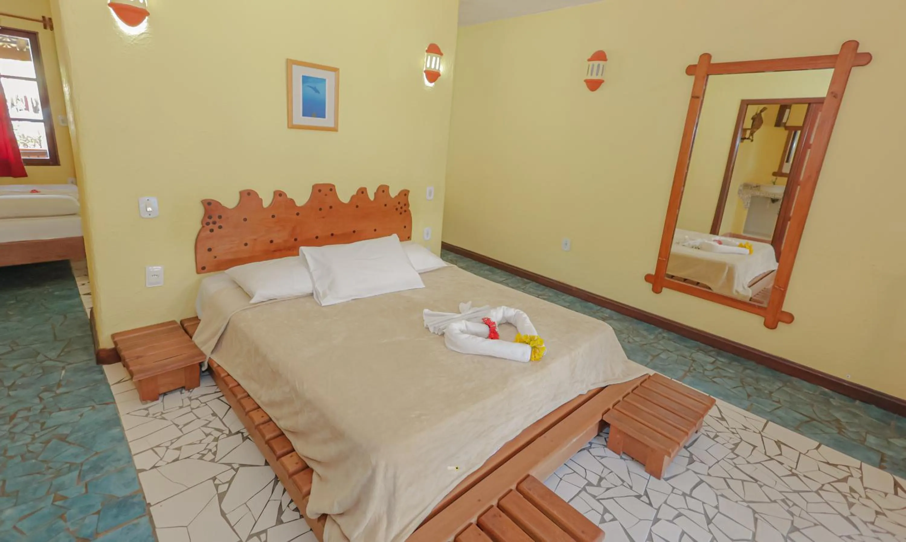 Photo of the whole room, Bed in Estação Santa Fé Hotel e Pousada