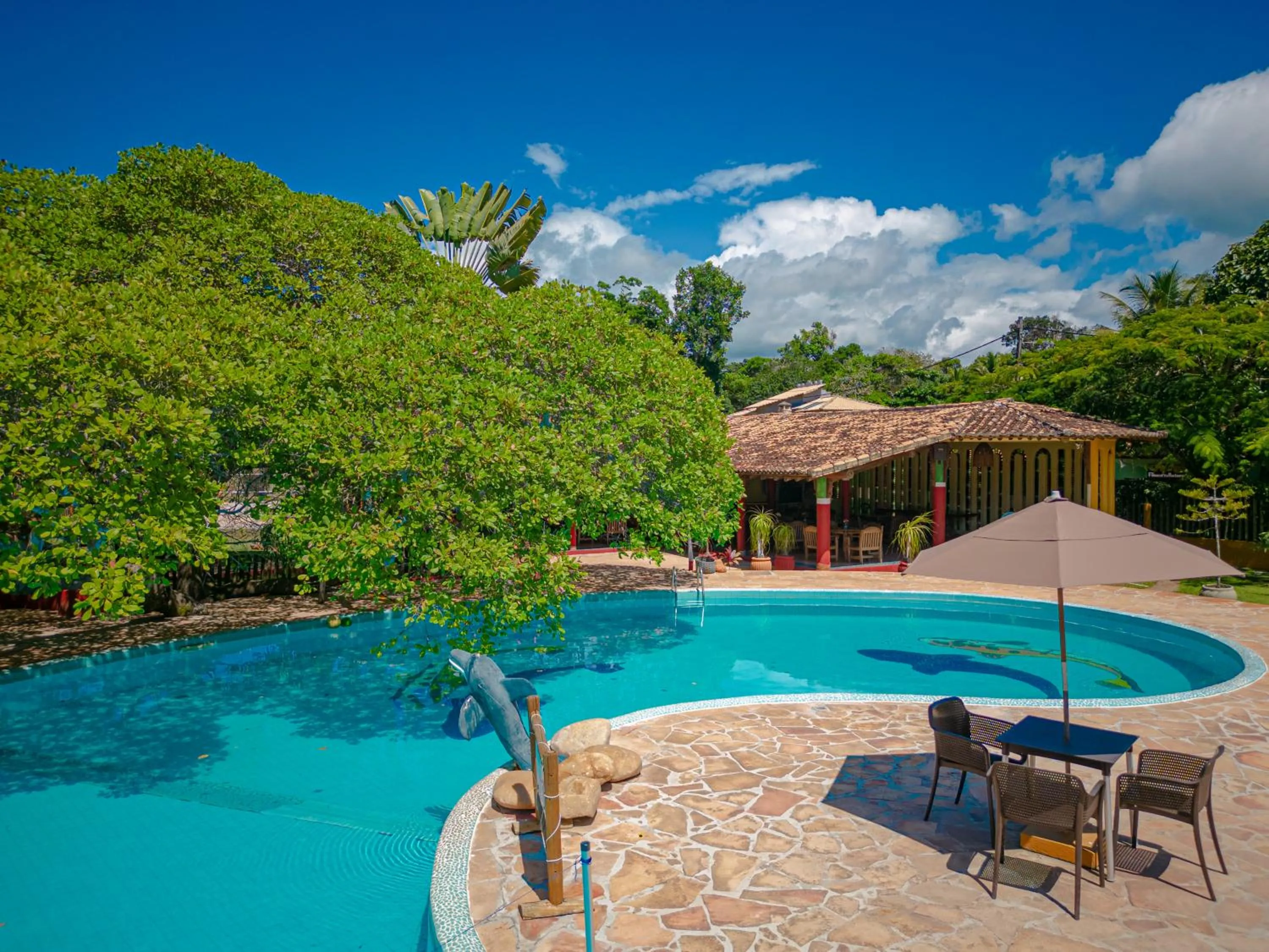 Swimming pool in Estação Santa Fé Hotel e Pousada