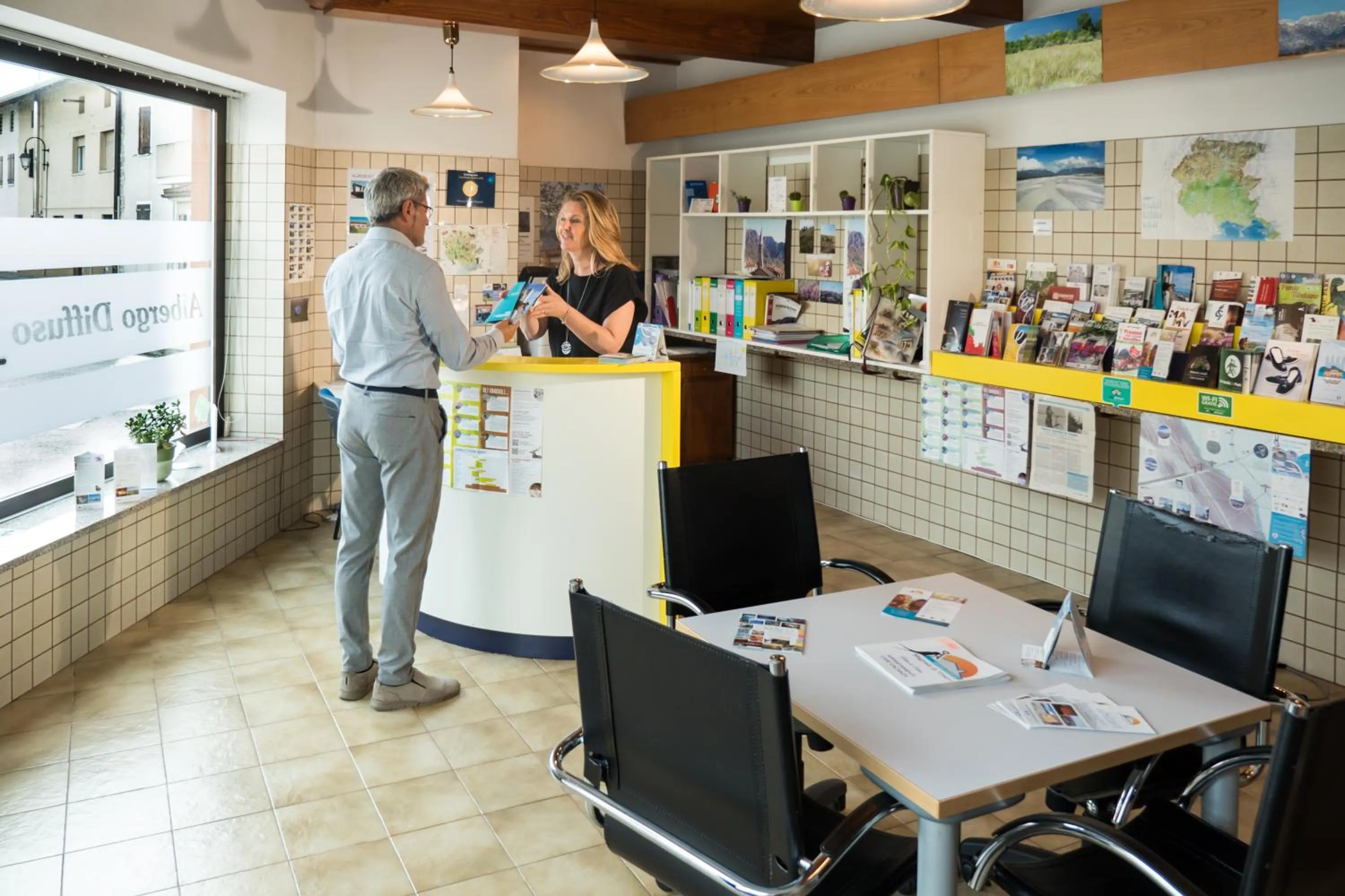 Lobby or reception in Albergo Diffuso Magredi