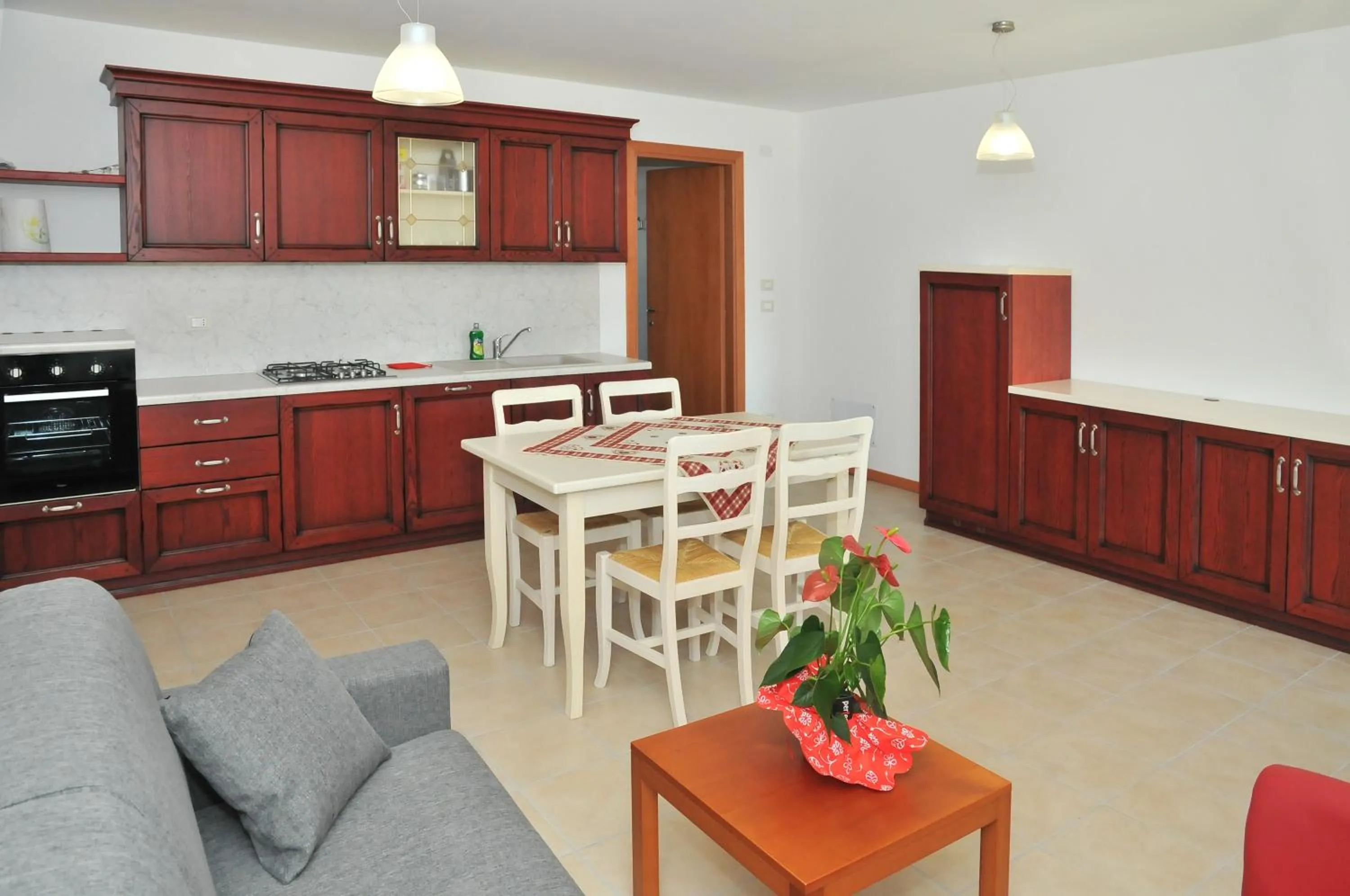 Kitchen or kitchenette in Albergo Diffuso Magredi