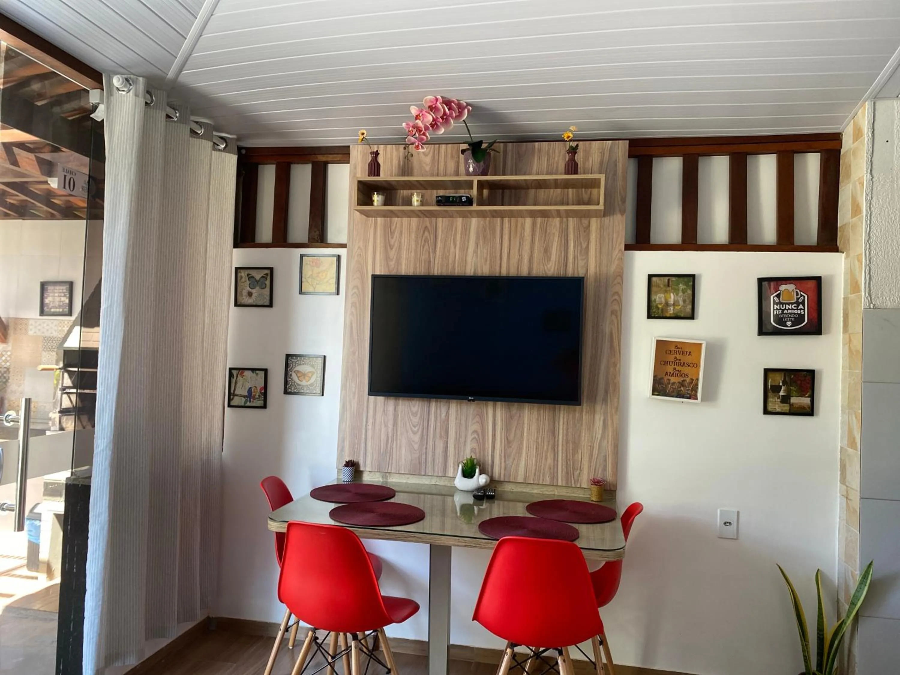 Communal lounge/ TV room in Chalé Temporada Porto dos Lençóis - Lençóis Maranhenses