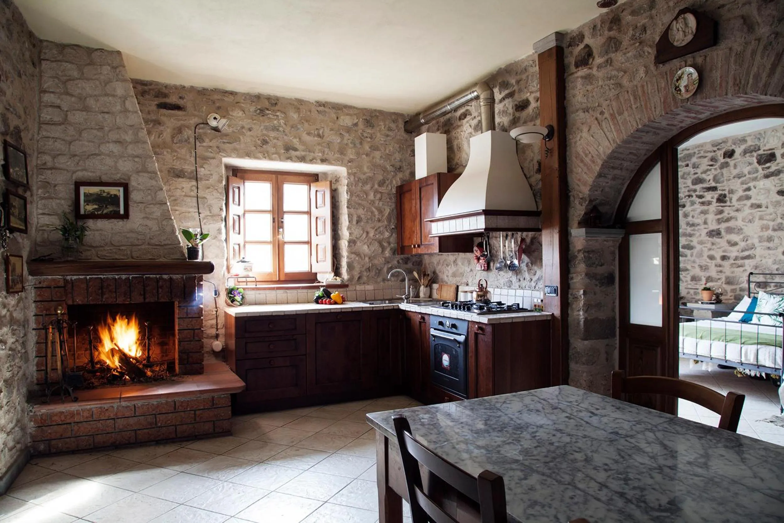 Kitchen or kitchenette in Ca'Luni