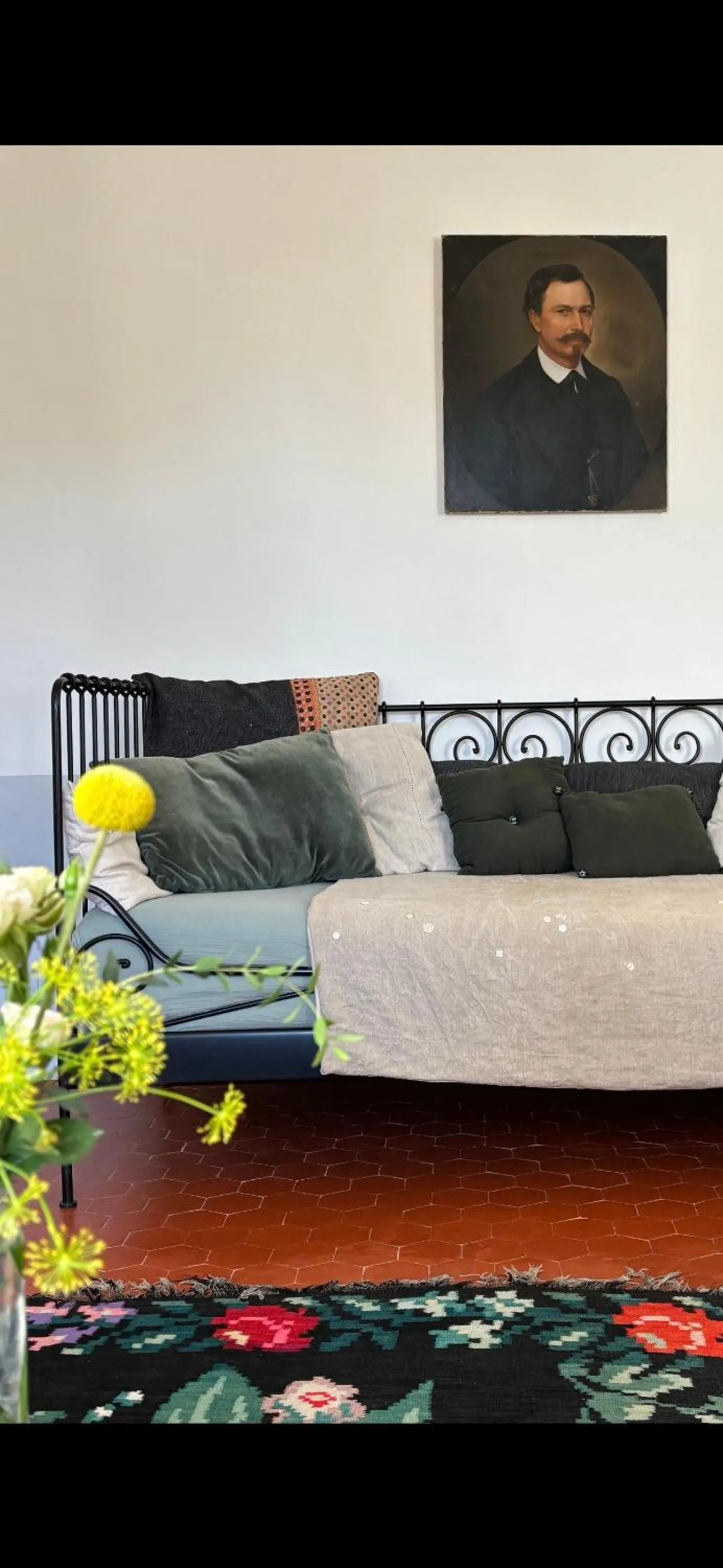 Bed in Le logis blanc bed&breakfast