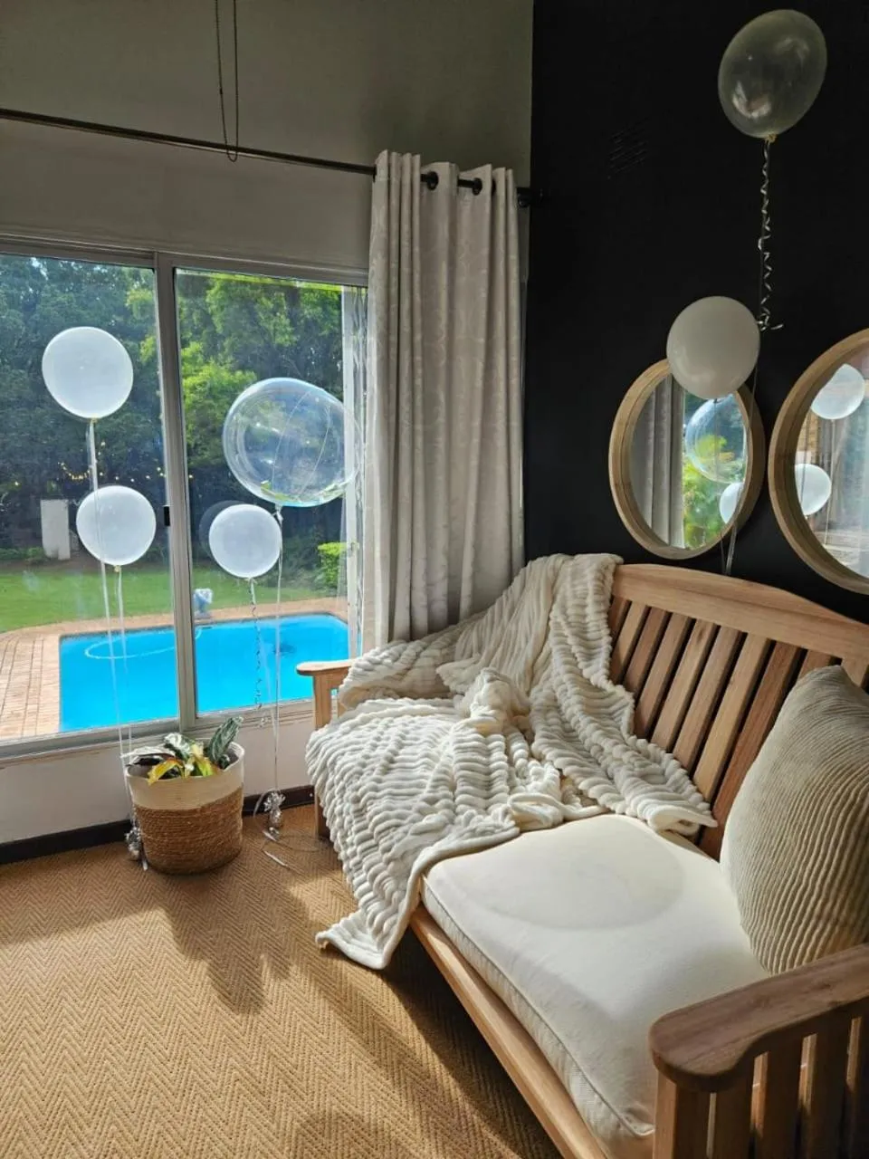 Pool view in Hillton Manor Guest House