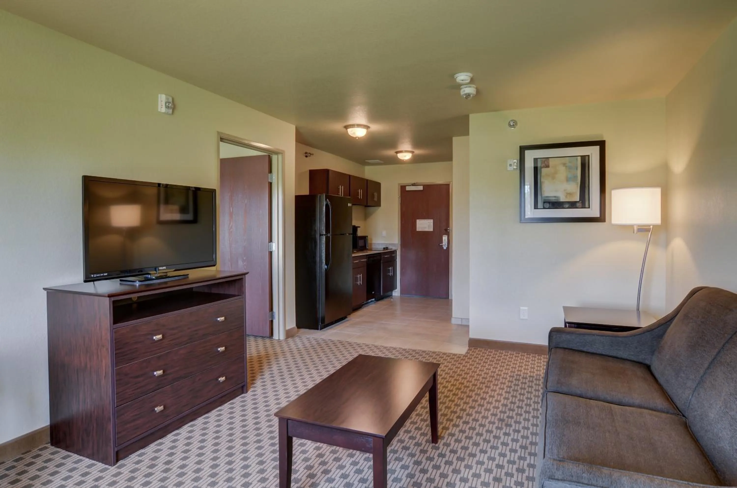 TV and multimedia in Cobblestone Inn & Suites - Ord