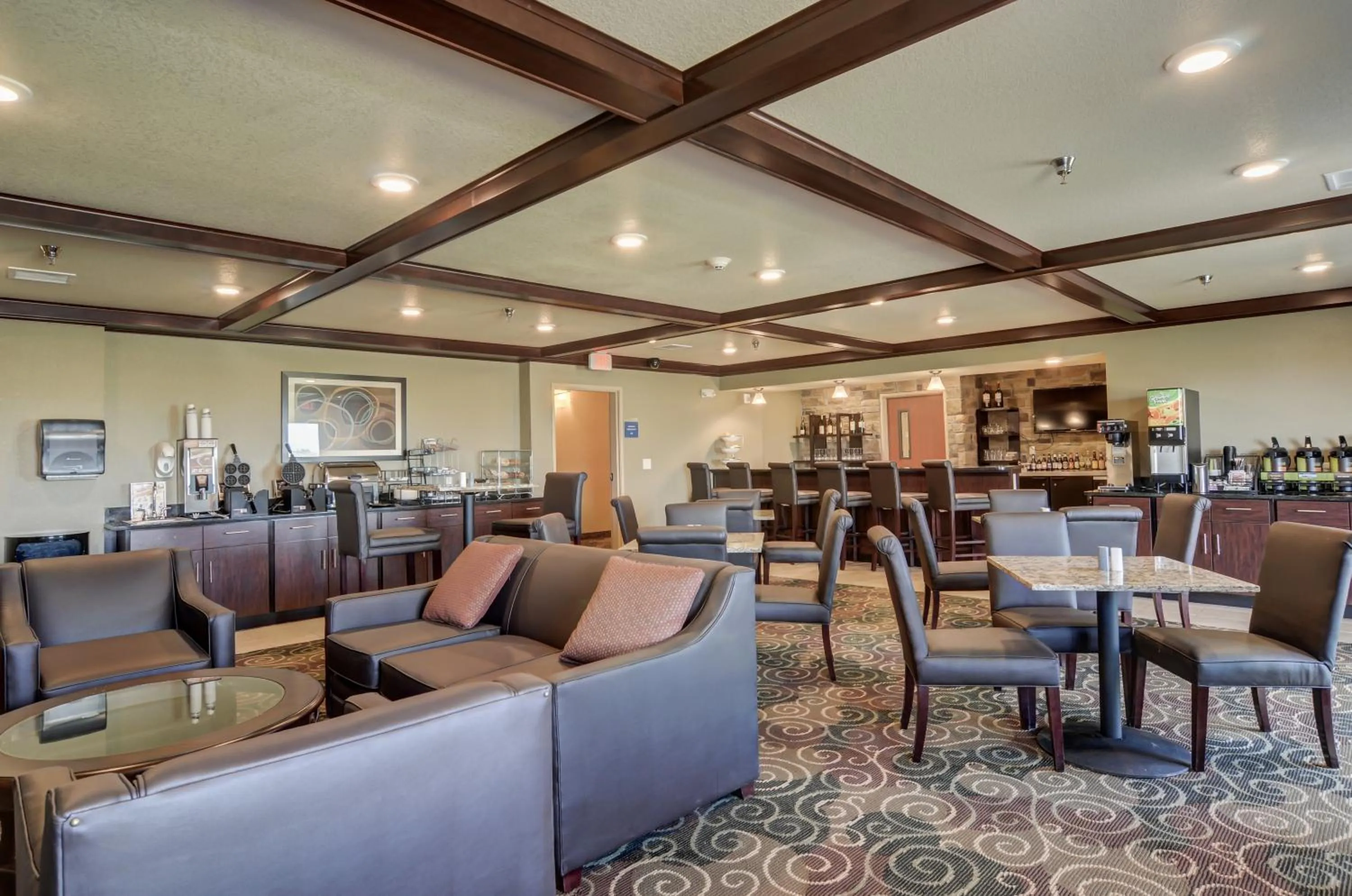 Lounge or bar in Cobblestone Inn & Suites - Ord